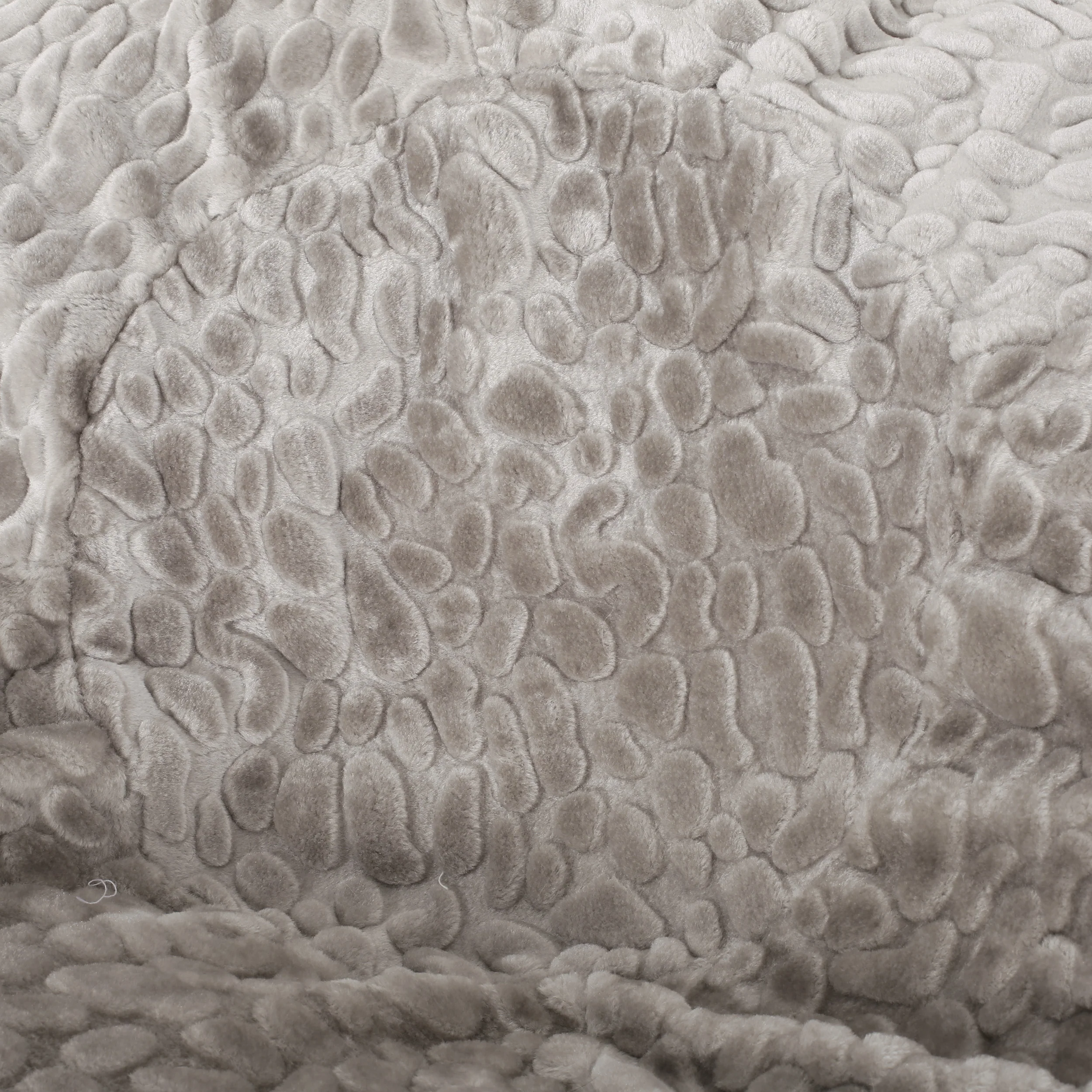 Terrell Schley Modern Glam 5 Foot Short Faux Fur Bean Bag - furnishings