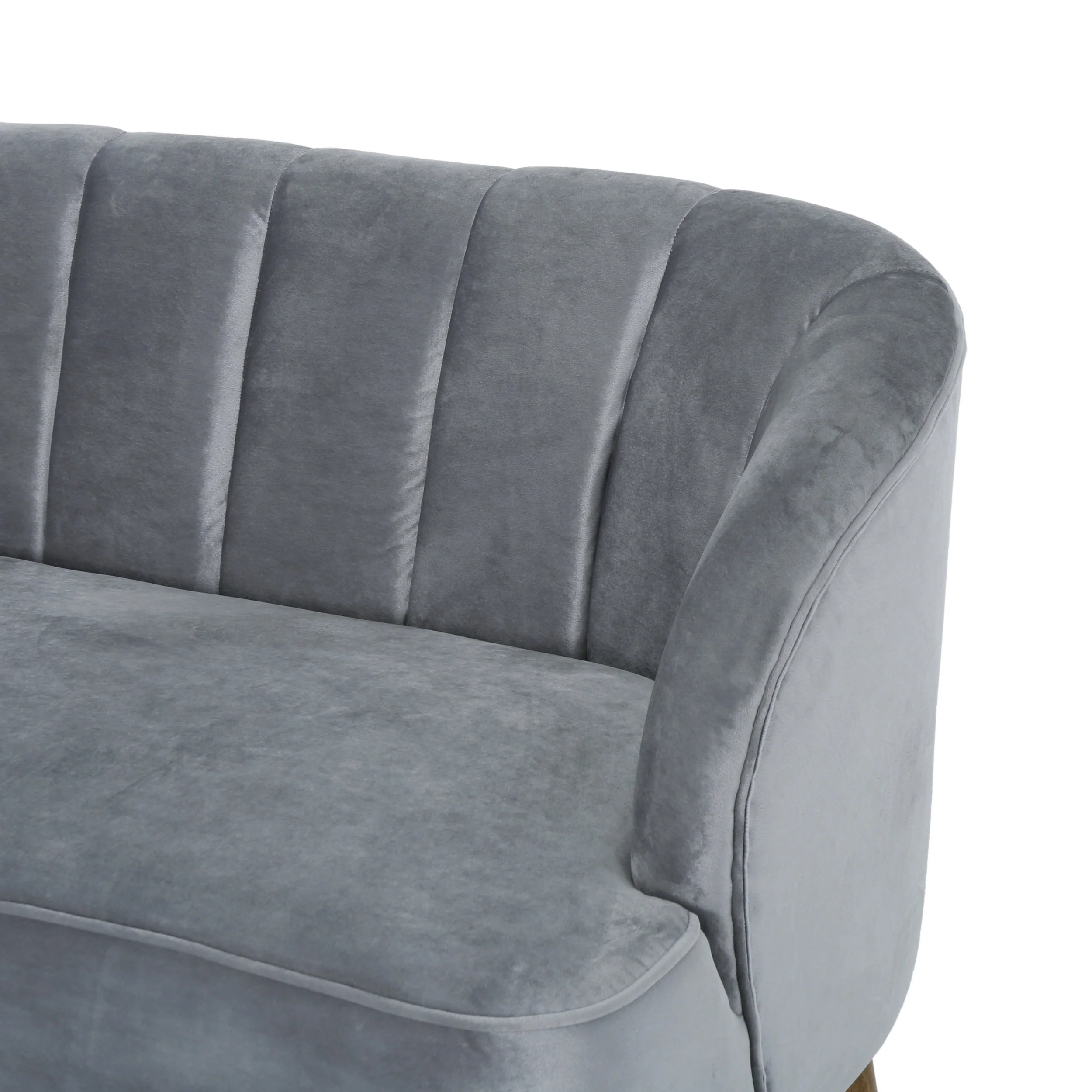 Scarlett Modern New Velvet Settee - furnishings