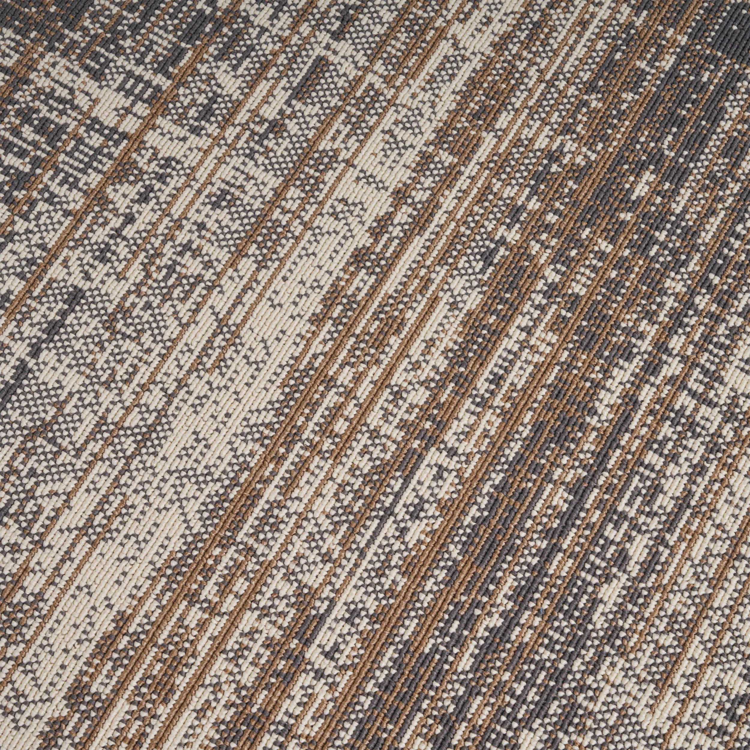 Katherine Outdoor Contemporary Area Rug, Gray and Beige - furnishings