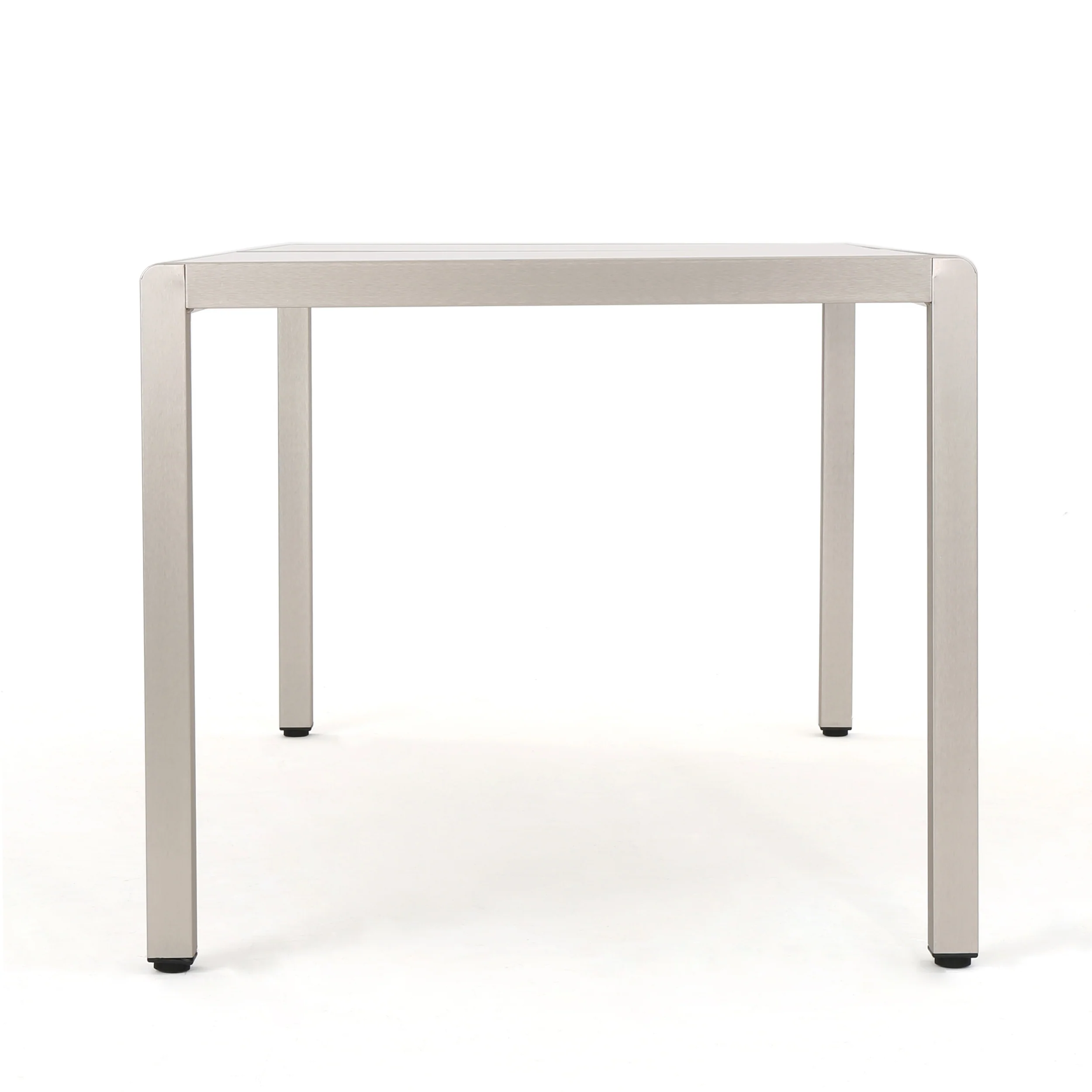 Coral Bay Outdoor 7Pc Grey Aluminum Dining Set w/ Glass Table Top - furnishings