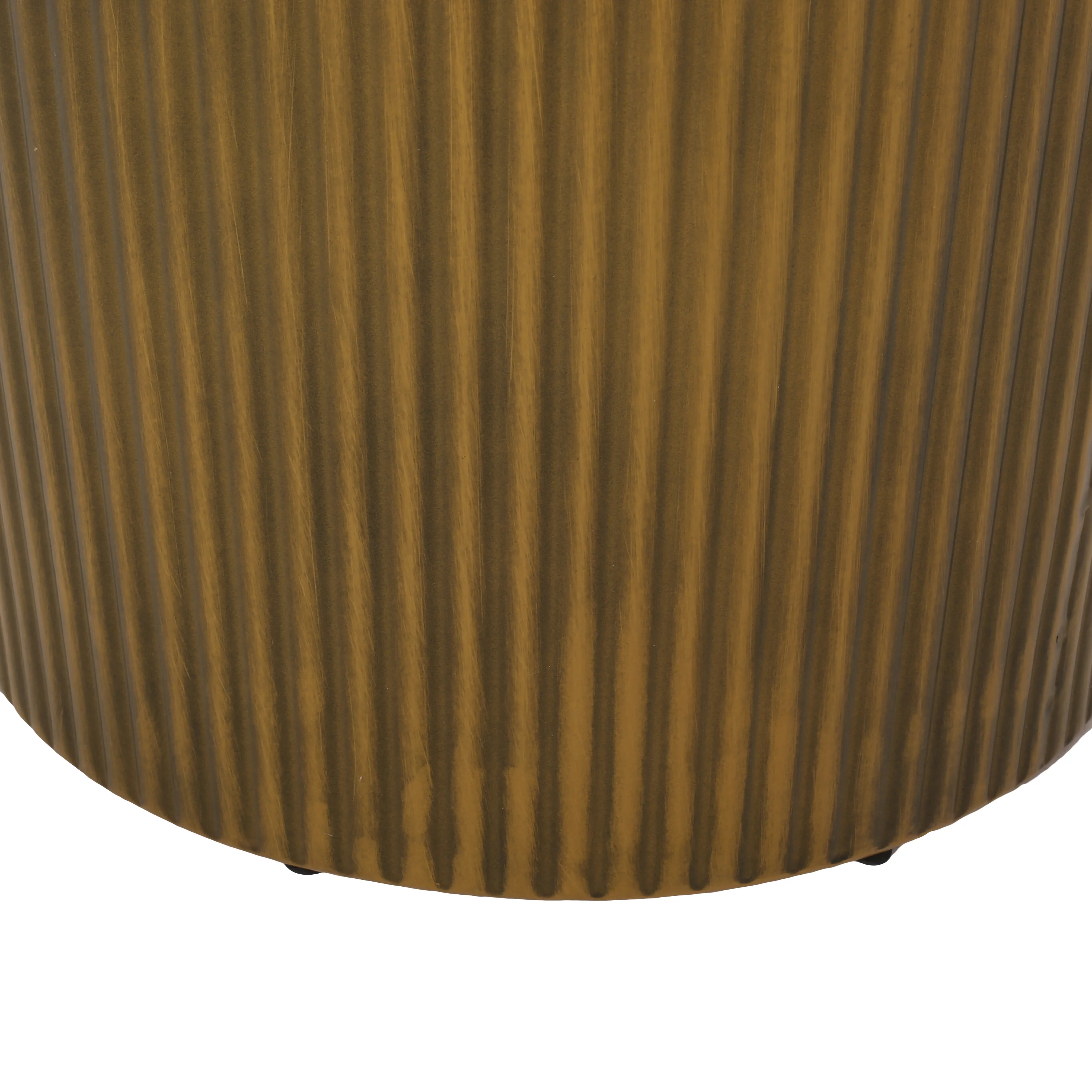 Pamsha Modern Iron Sunburst Side Table - furnishings