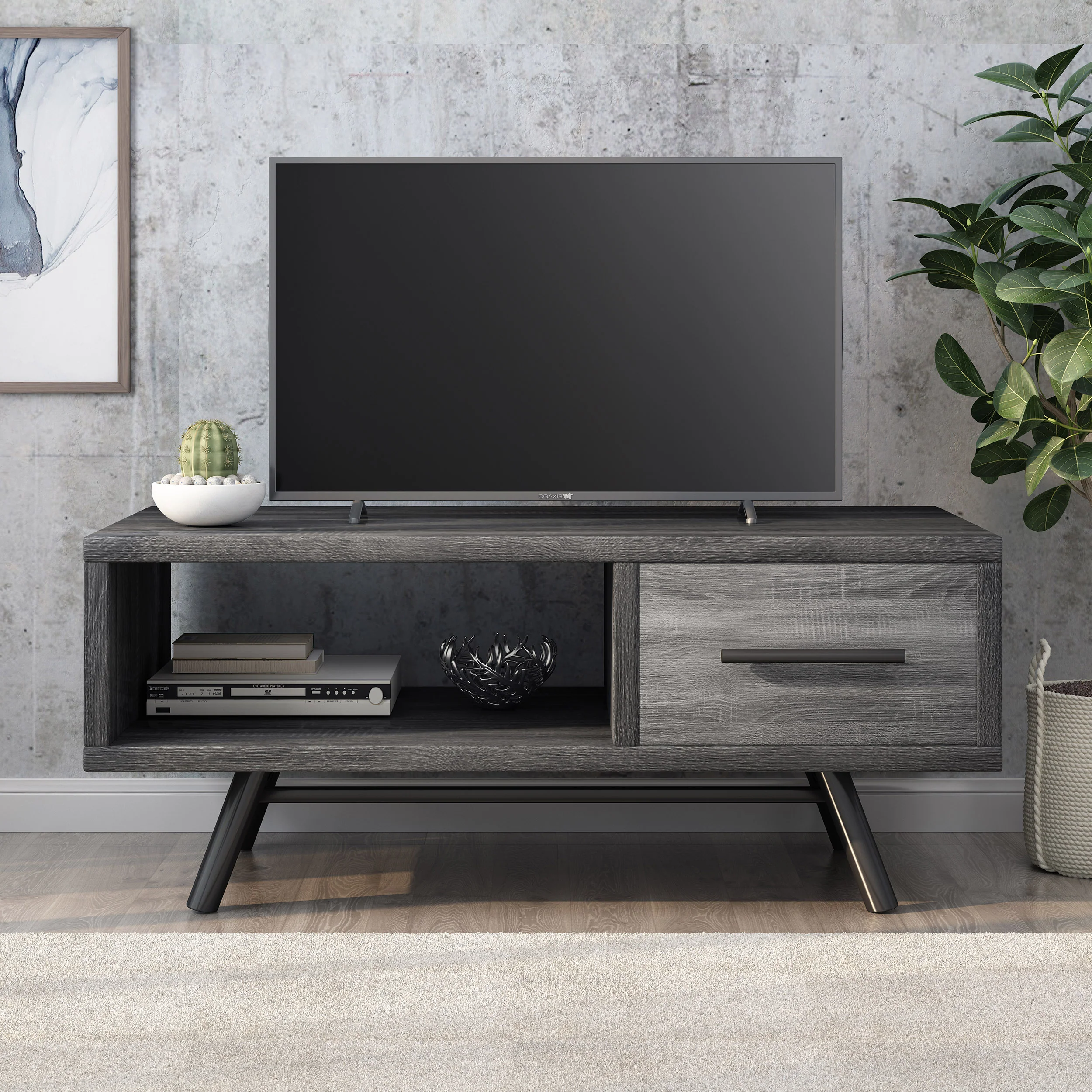 Amariana Mid-Century Modern Coffee Table with Storage - furnishings
