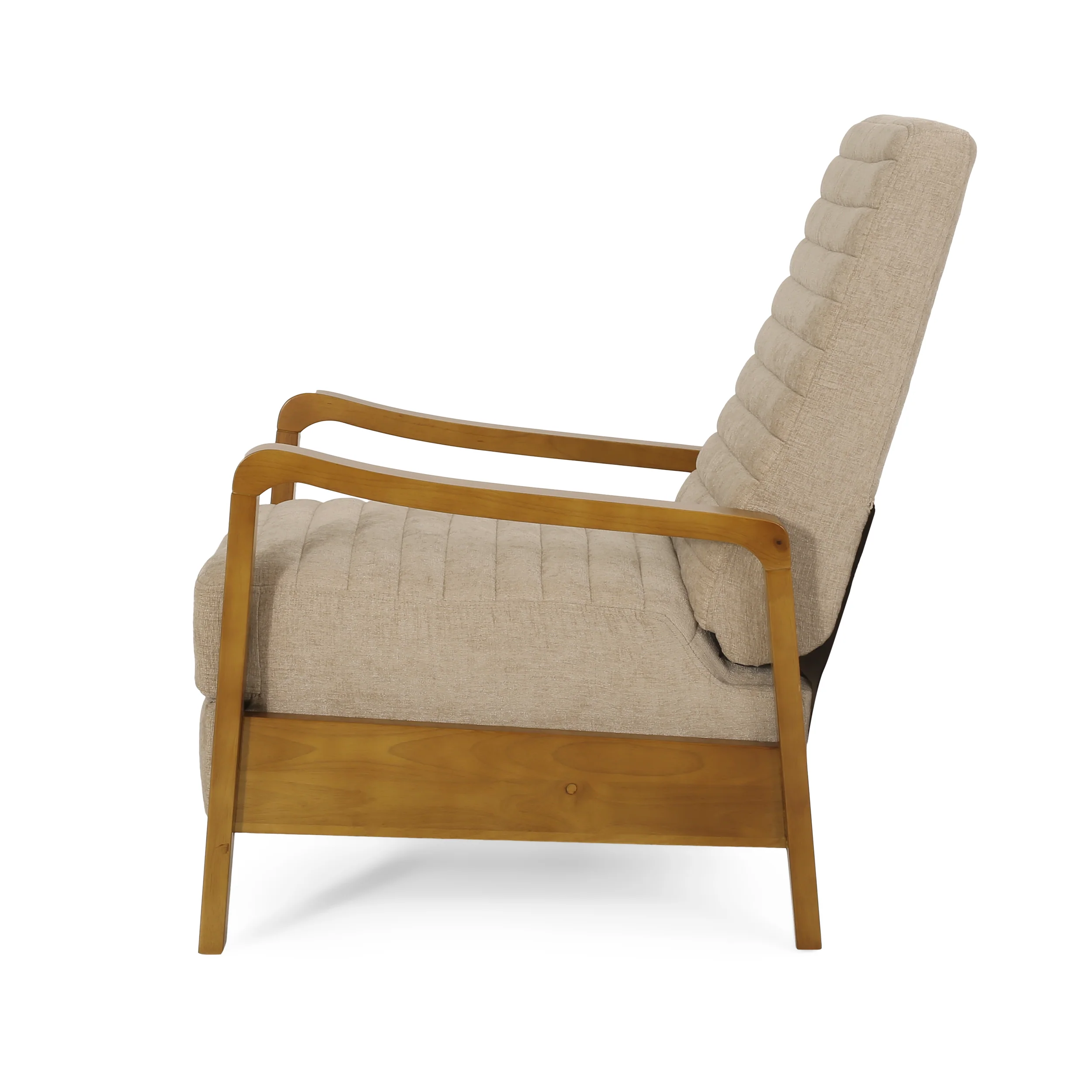 Neihart Contemporary Fabric Channel Stitch Pushback Recliner - furnishings