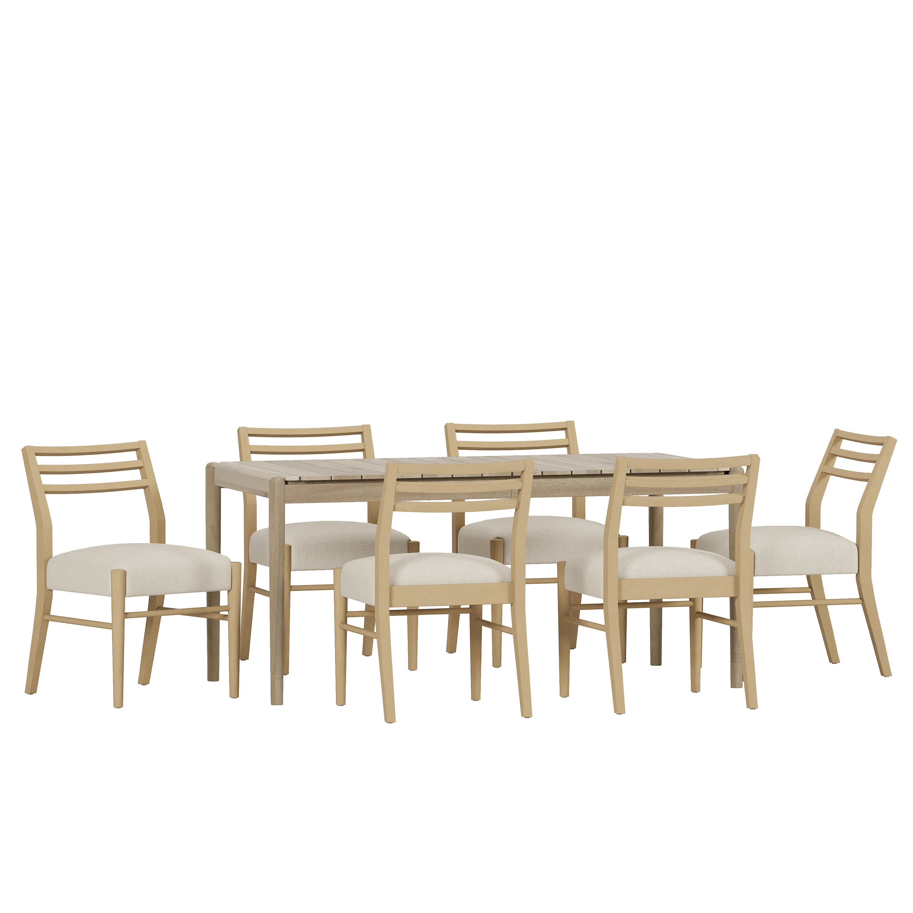 Farnam Acacia Wood 7 Piece Dining Set - furnishings