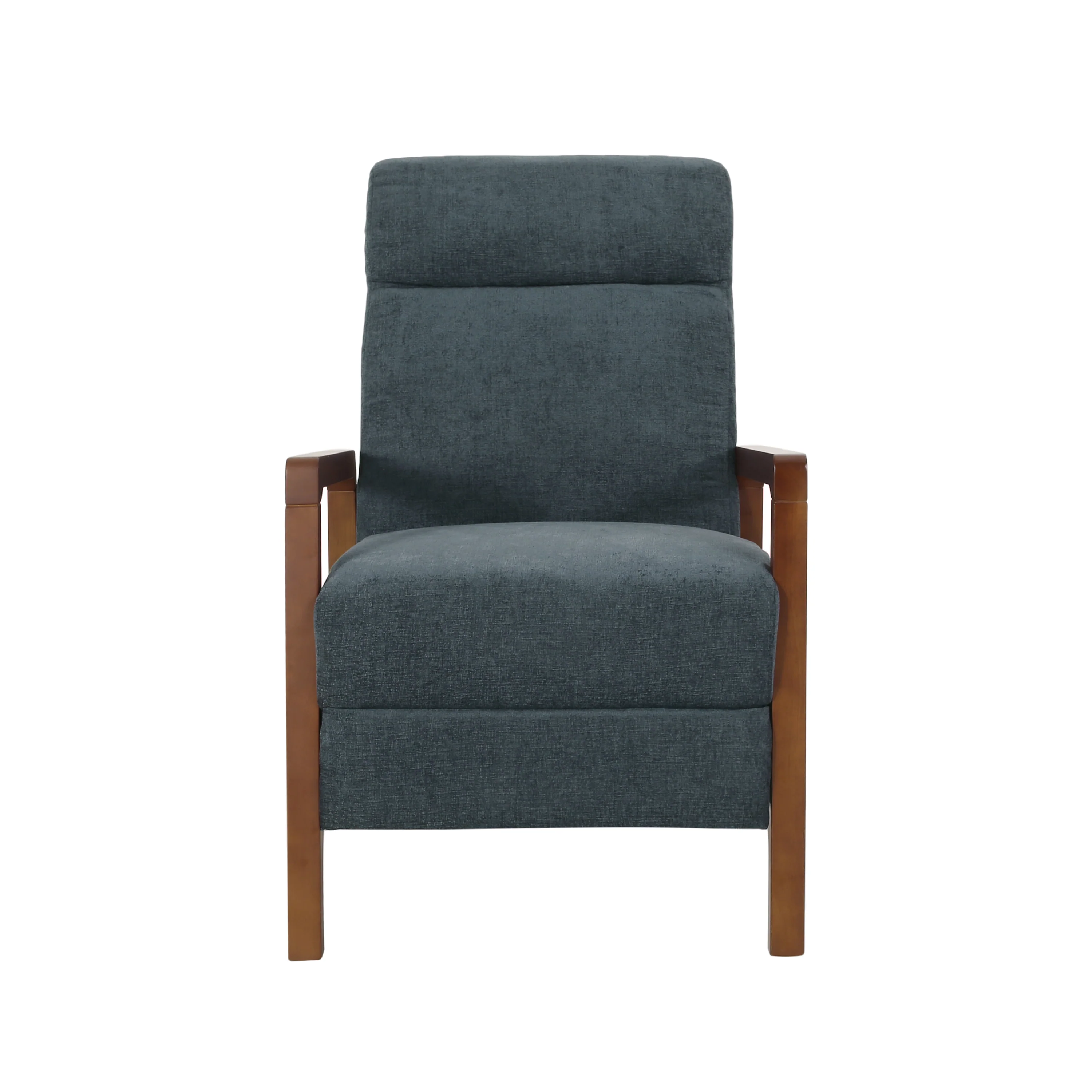 Castner Contemporary Fabric Waterfall Back Pushback Recliner - furnishings