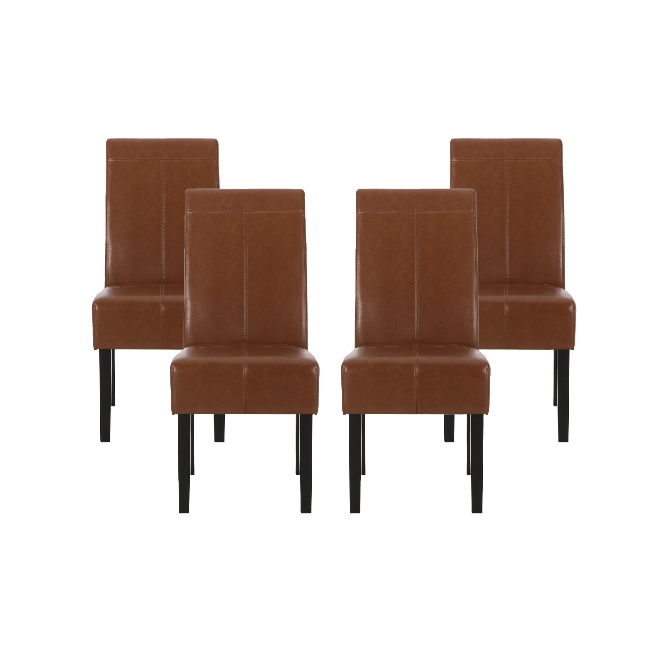 Percival Contemporary Upholstered T-Stitch Dining Chairs, Set of 4 - furnishings