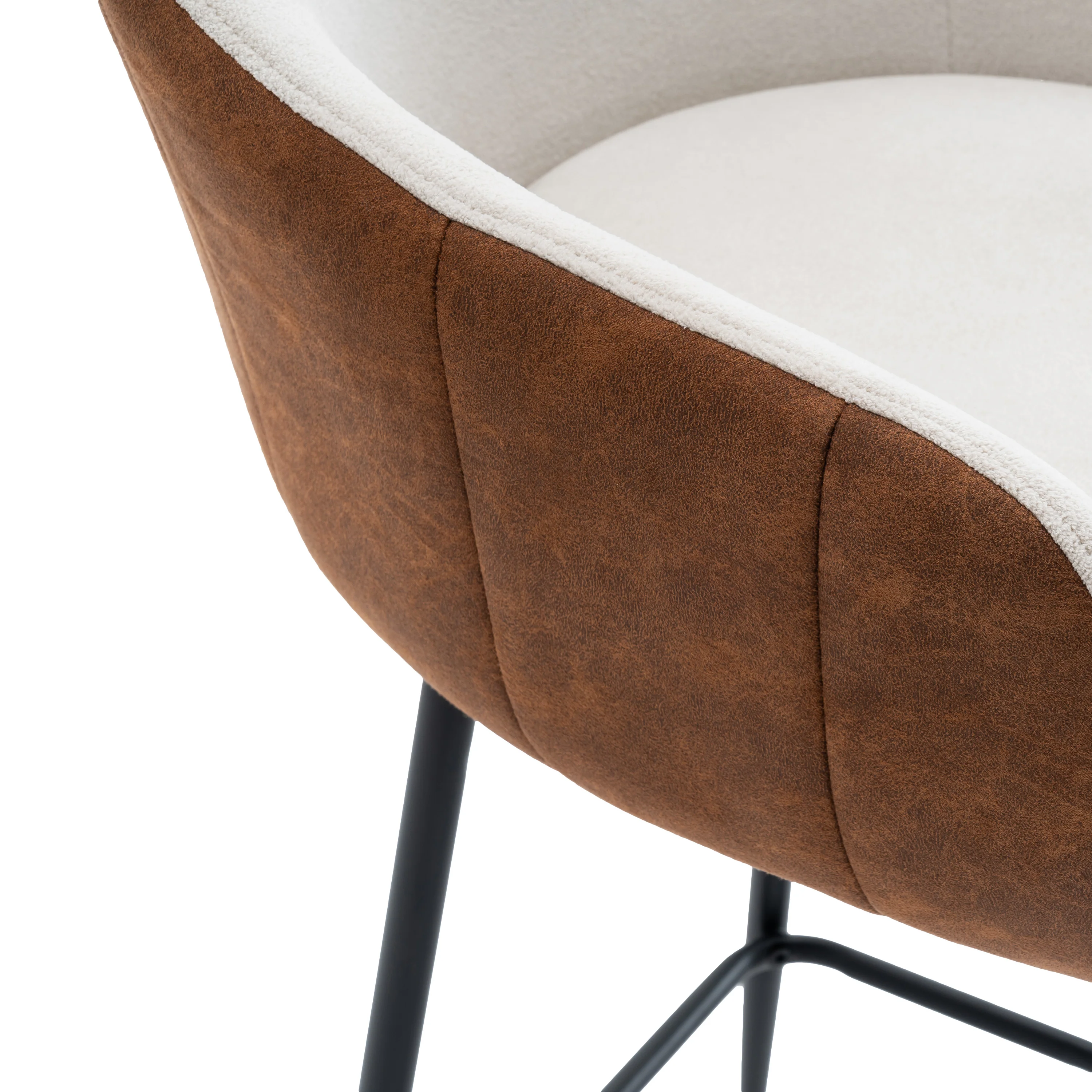 Sierrae Upholstered Counter Stools with Footrest - furnishings