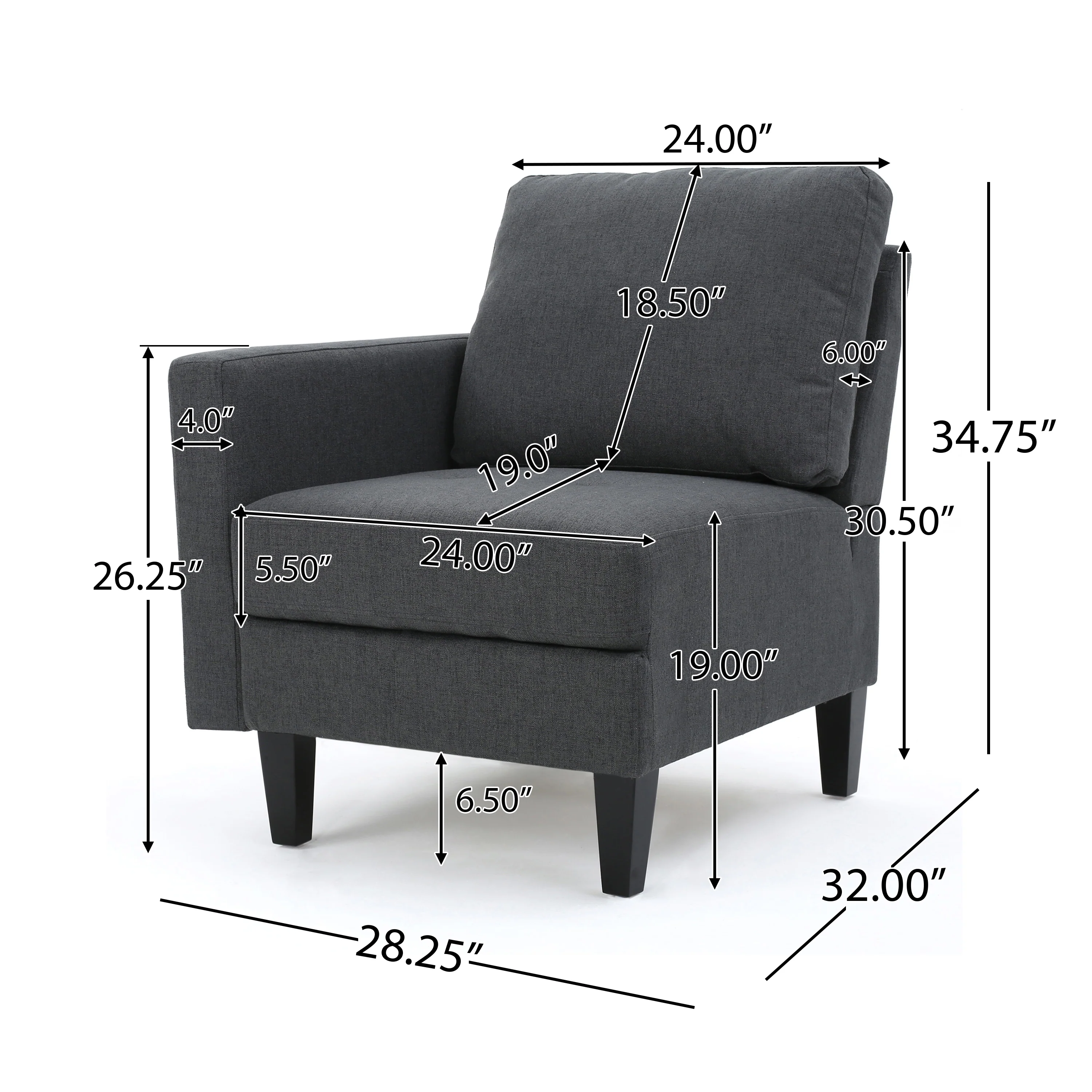 Bridger Fabric Sectional Couch - furnishings