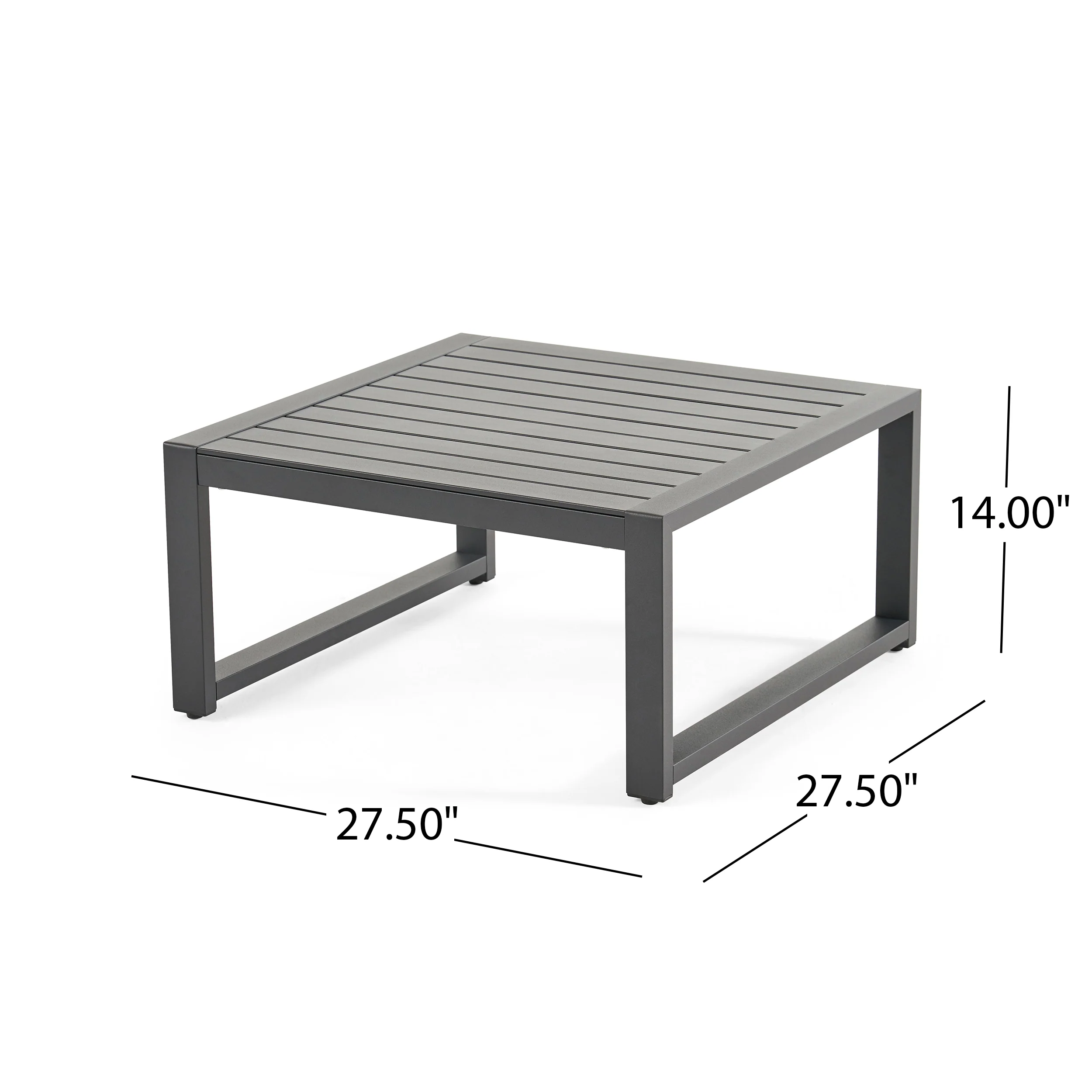 Nealie Outdoor 9 Seater Aluminum Sectional Sofa Set with Mesh Chaise Lounges - furnishings
