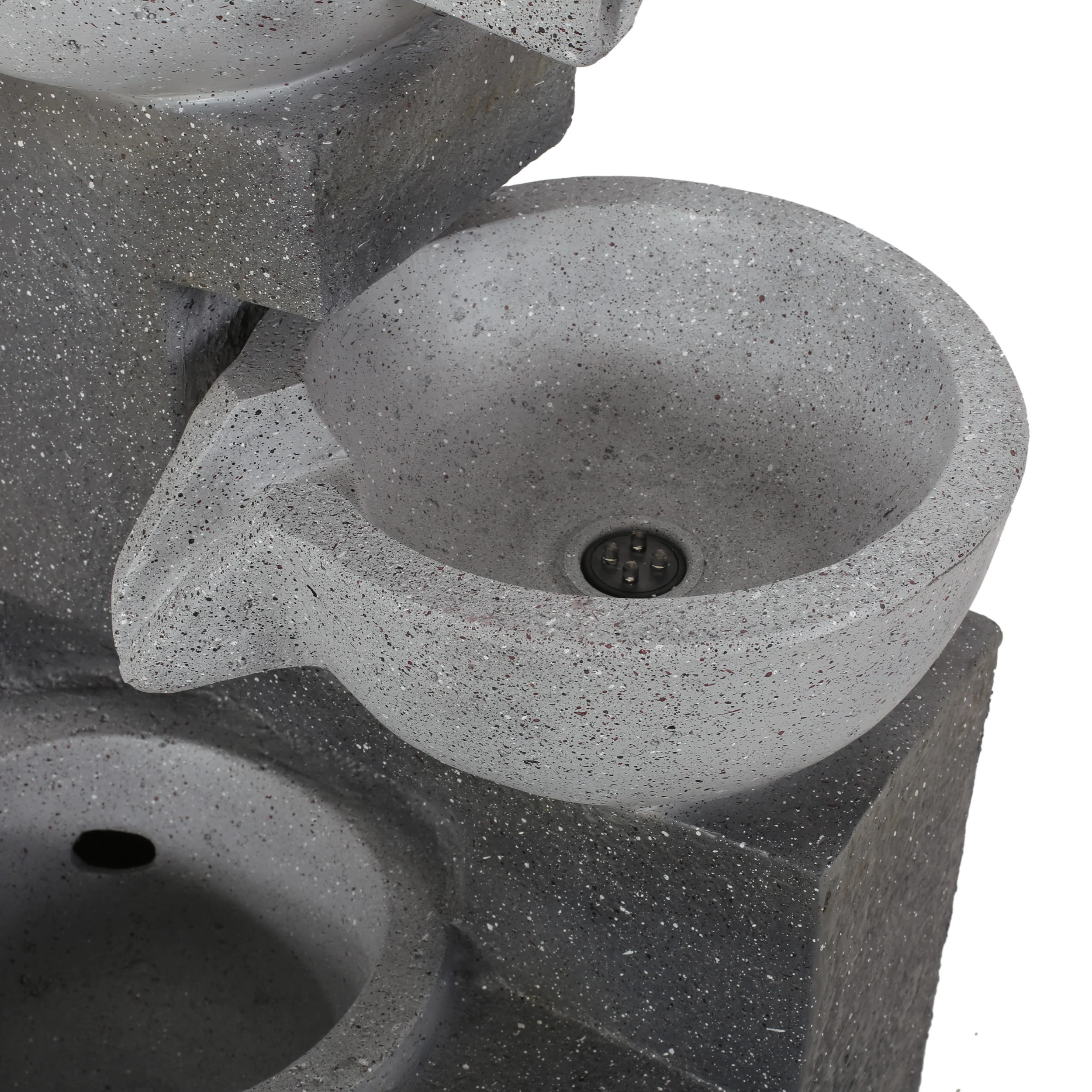 Colquitt Outdoor Modern 3 Tier Fountain - furnishings
