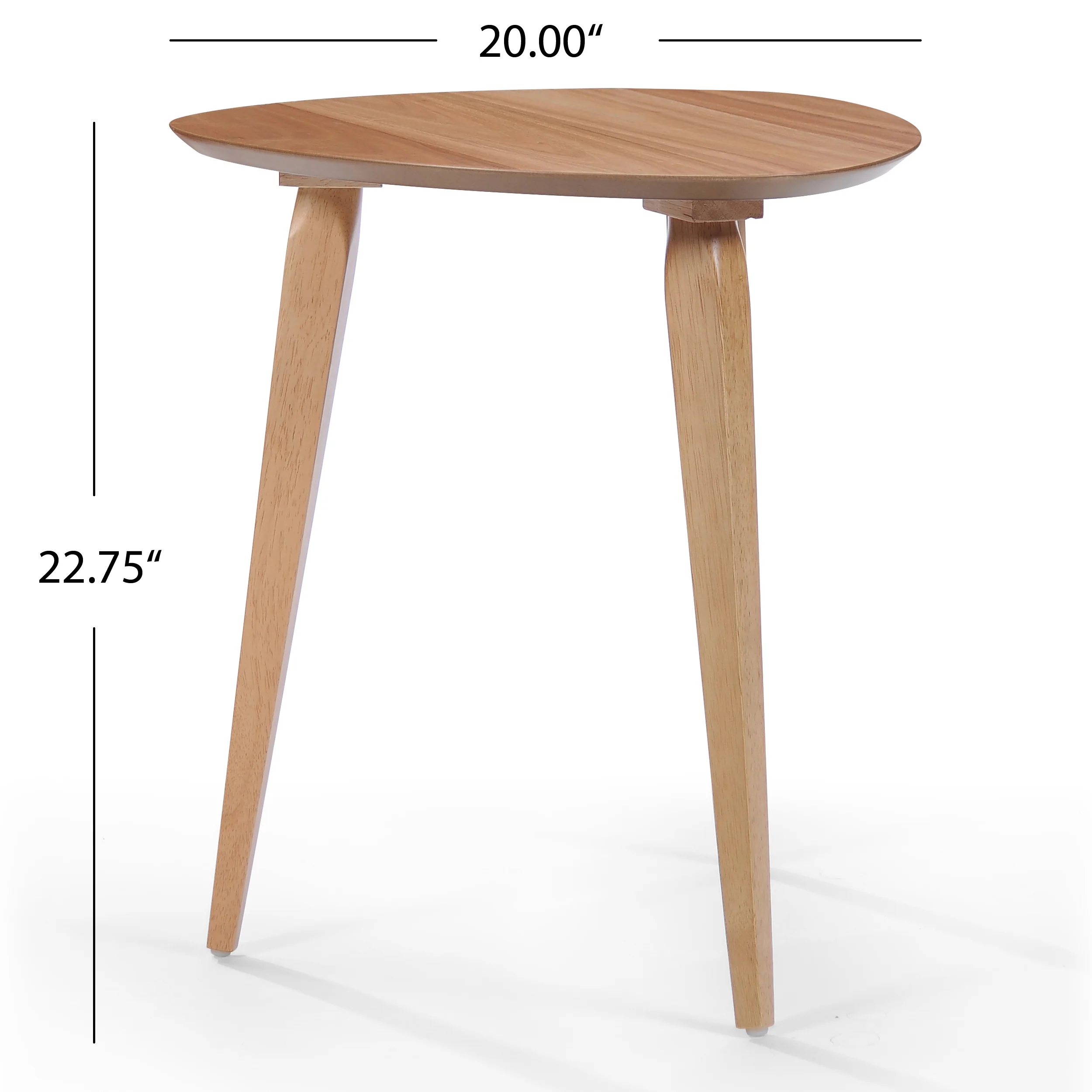 Finnian Modernistic Designed Wood Finish End Table - furnishings