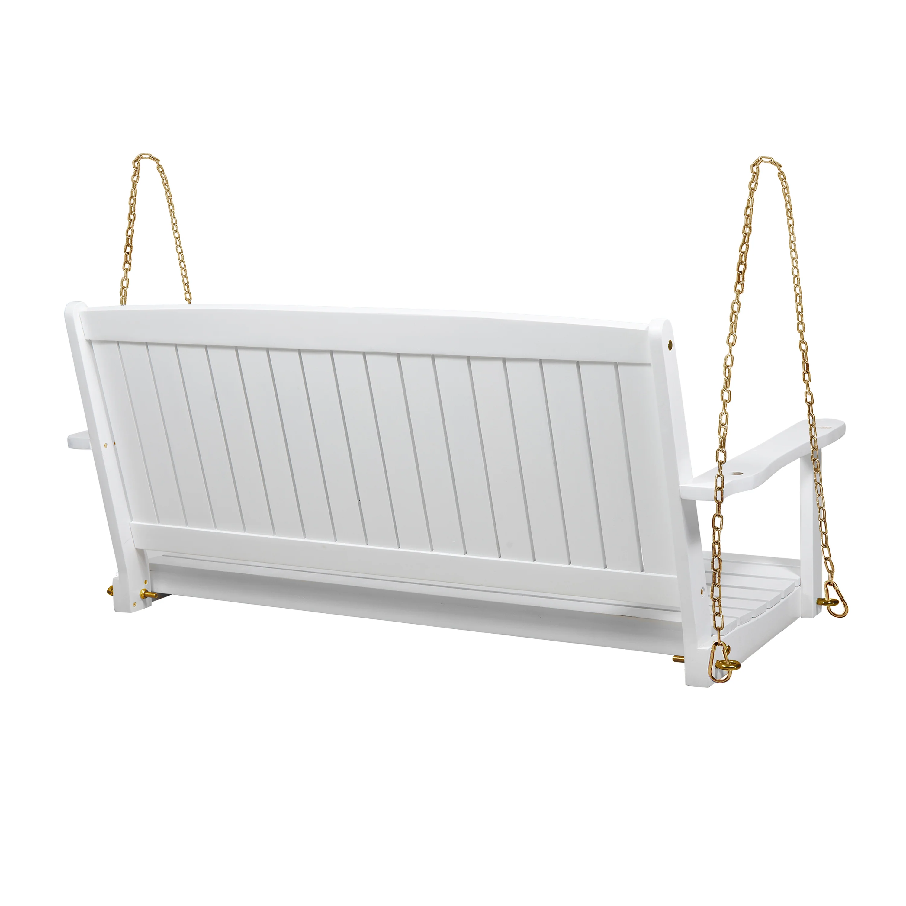 Caspian Outdoor Acacia Wood Porch Swing - furnishings
