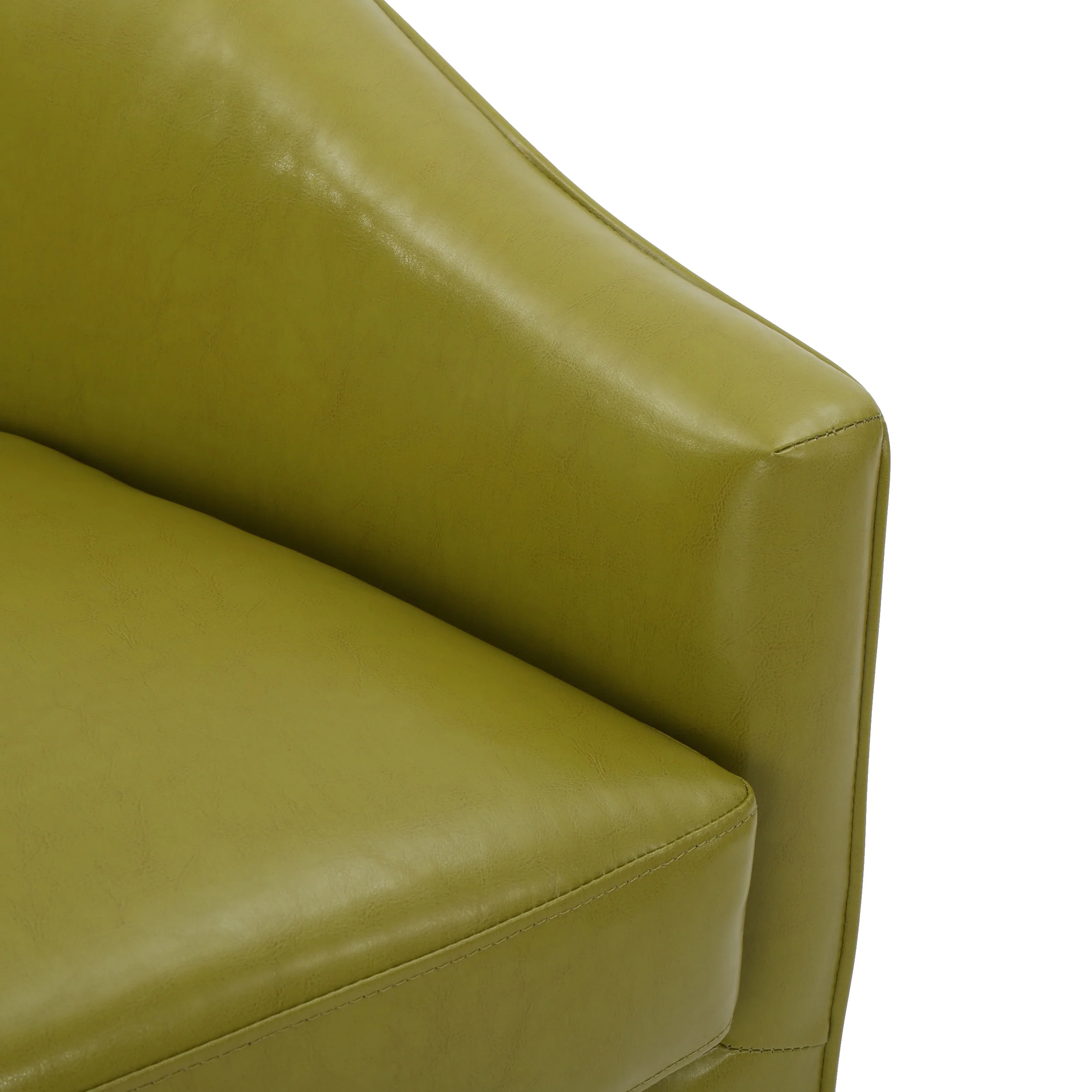 Isolde Modern Petite Loveseat Settee (Fabric or PU Leather) - furnishings