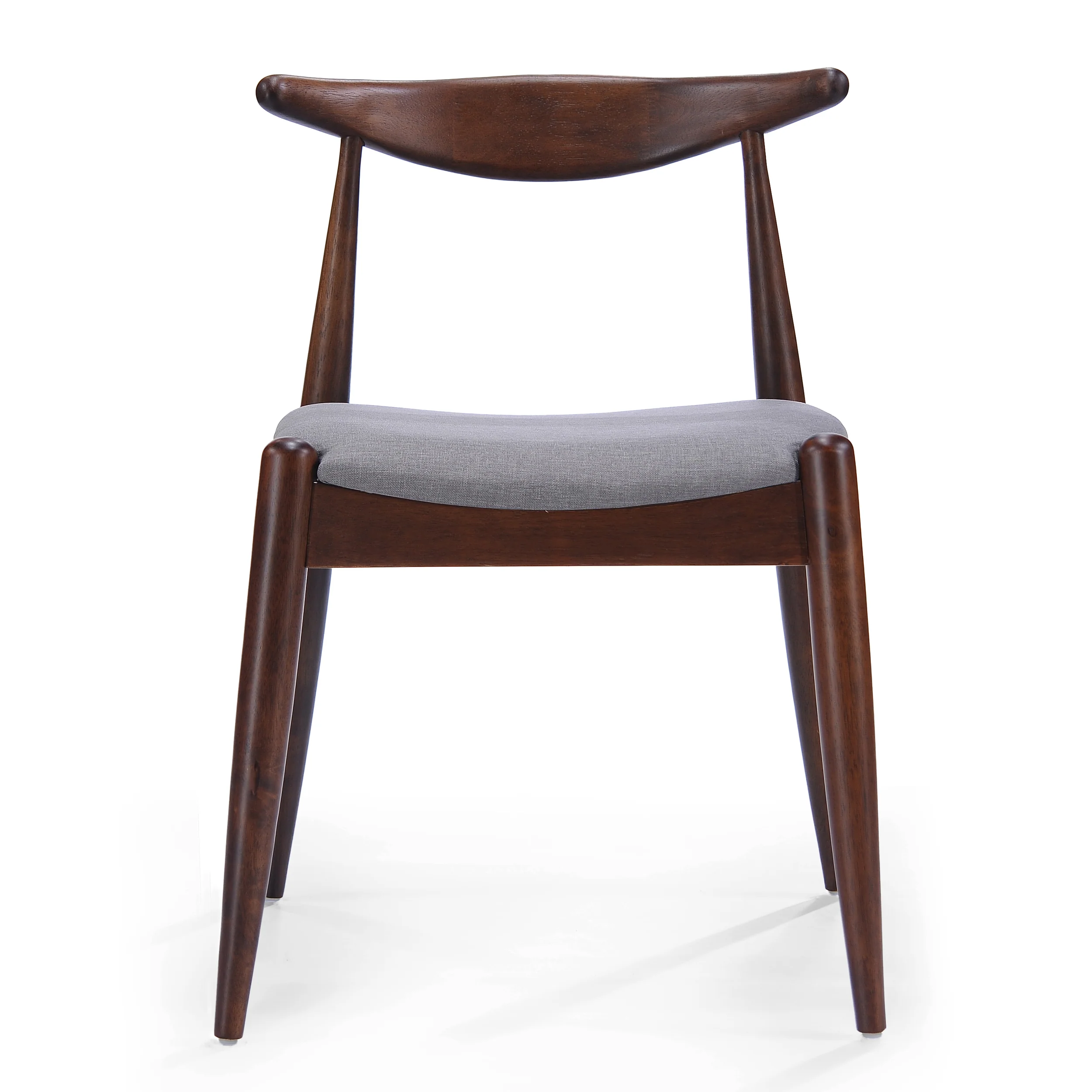 Francaise Mid-Century Walnut Finish 5 Piece Dining Set - furnishings