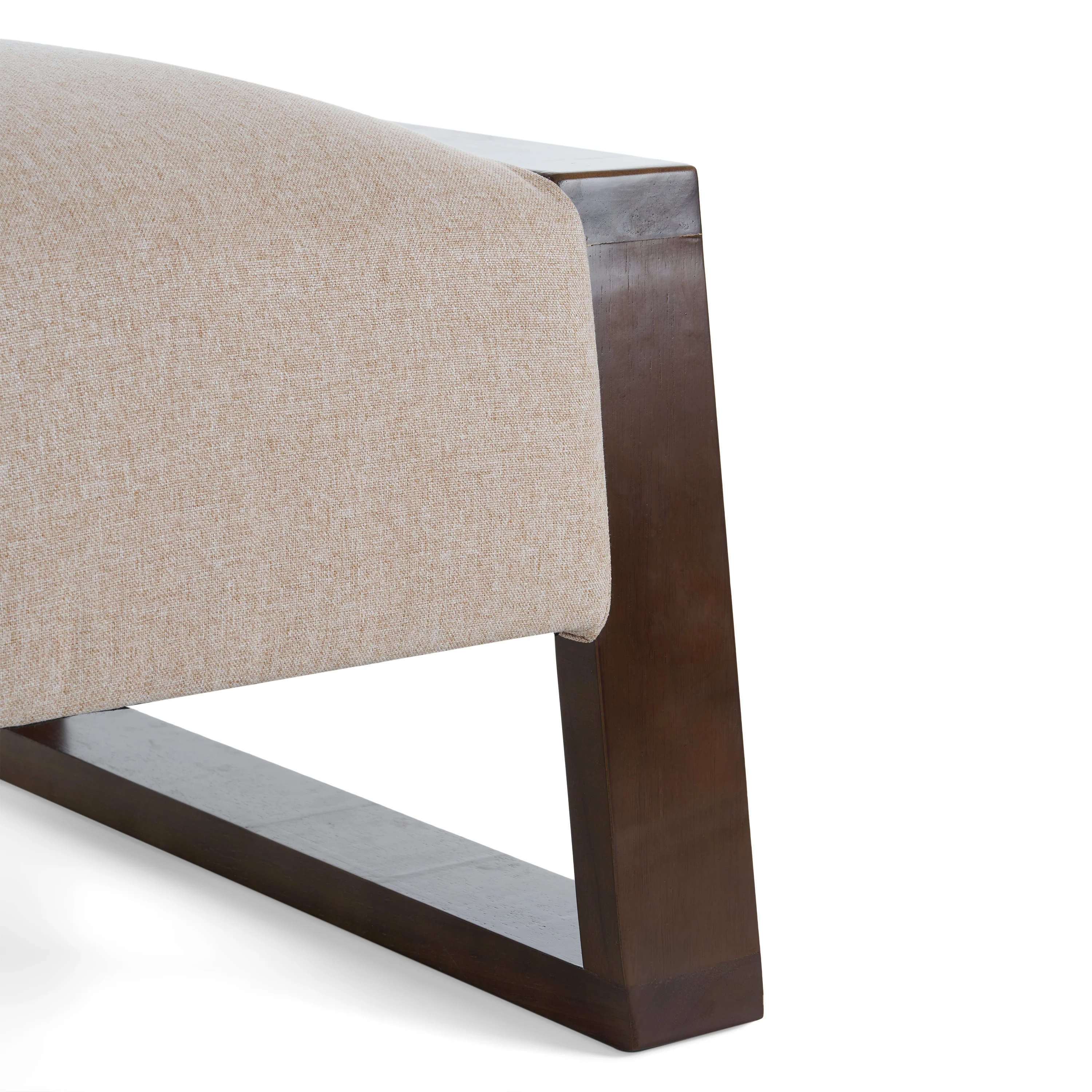 Isoldea Modern Fabric Ottoman Bench - furnishings