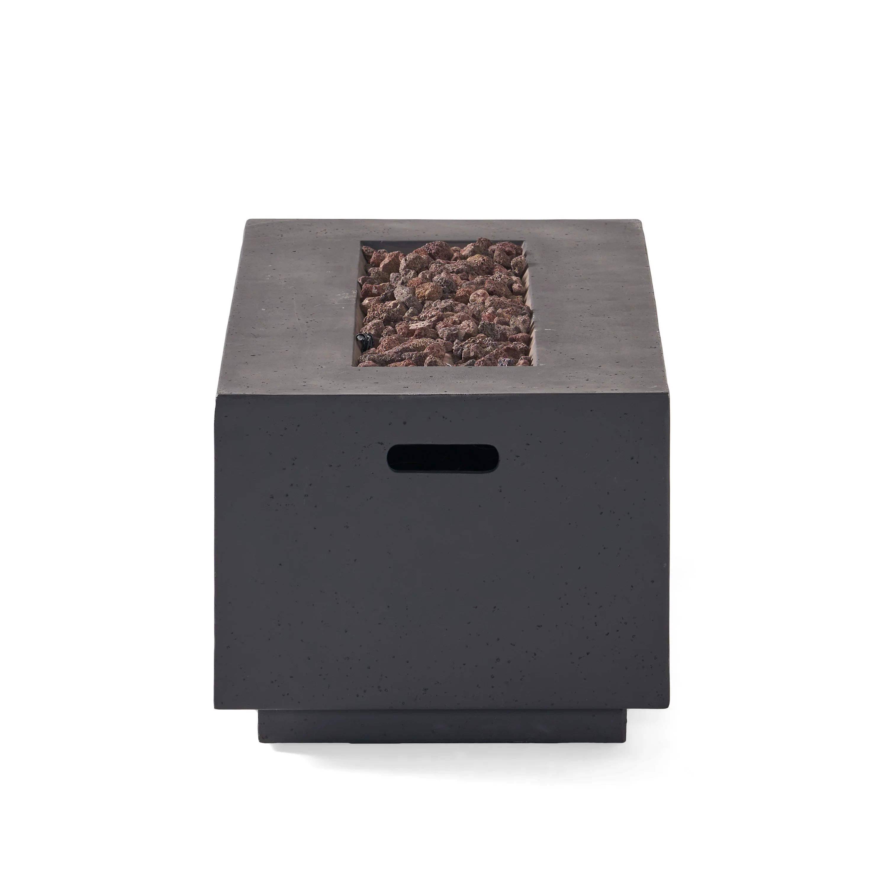 Hearth Outdoor 40,000 BTU Lightweight Concrete Rectangular Fire Pit (No Tank Holder) - furnishings