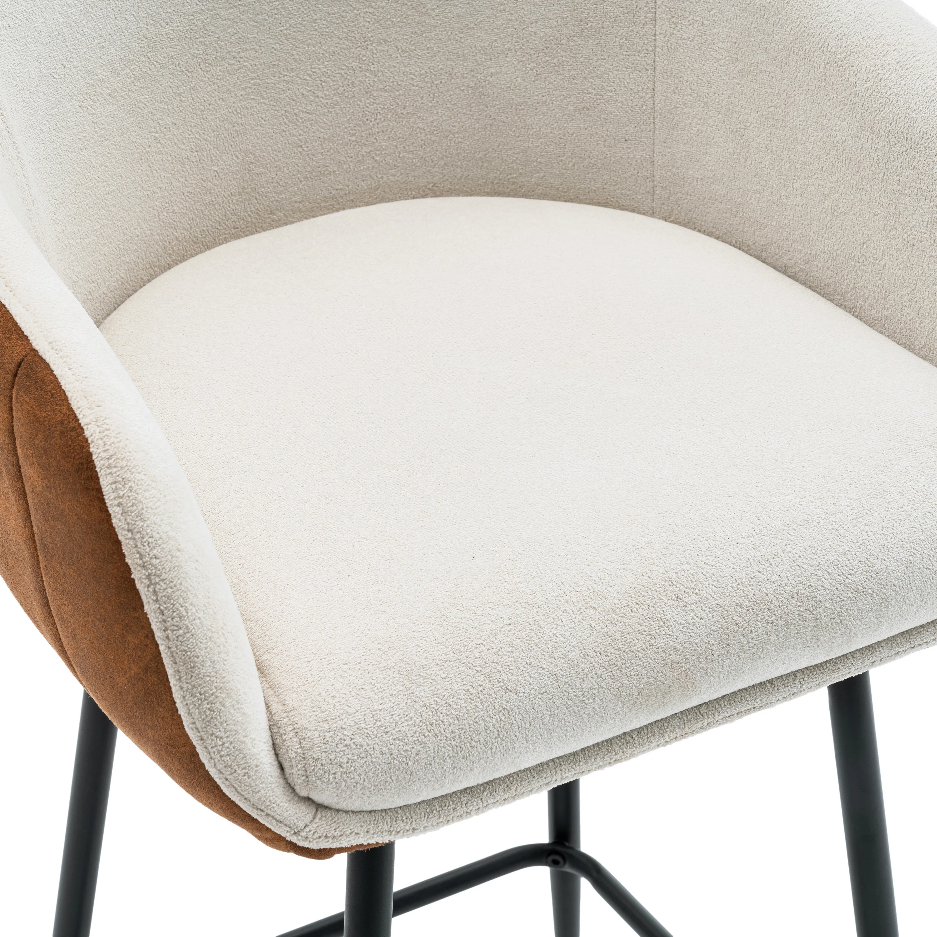 Sierrae Upholstered Counter Stools with Footrest - furnishings