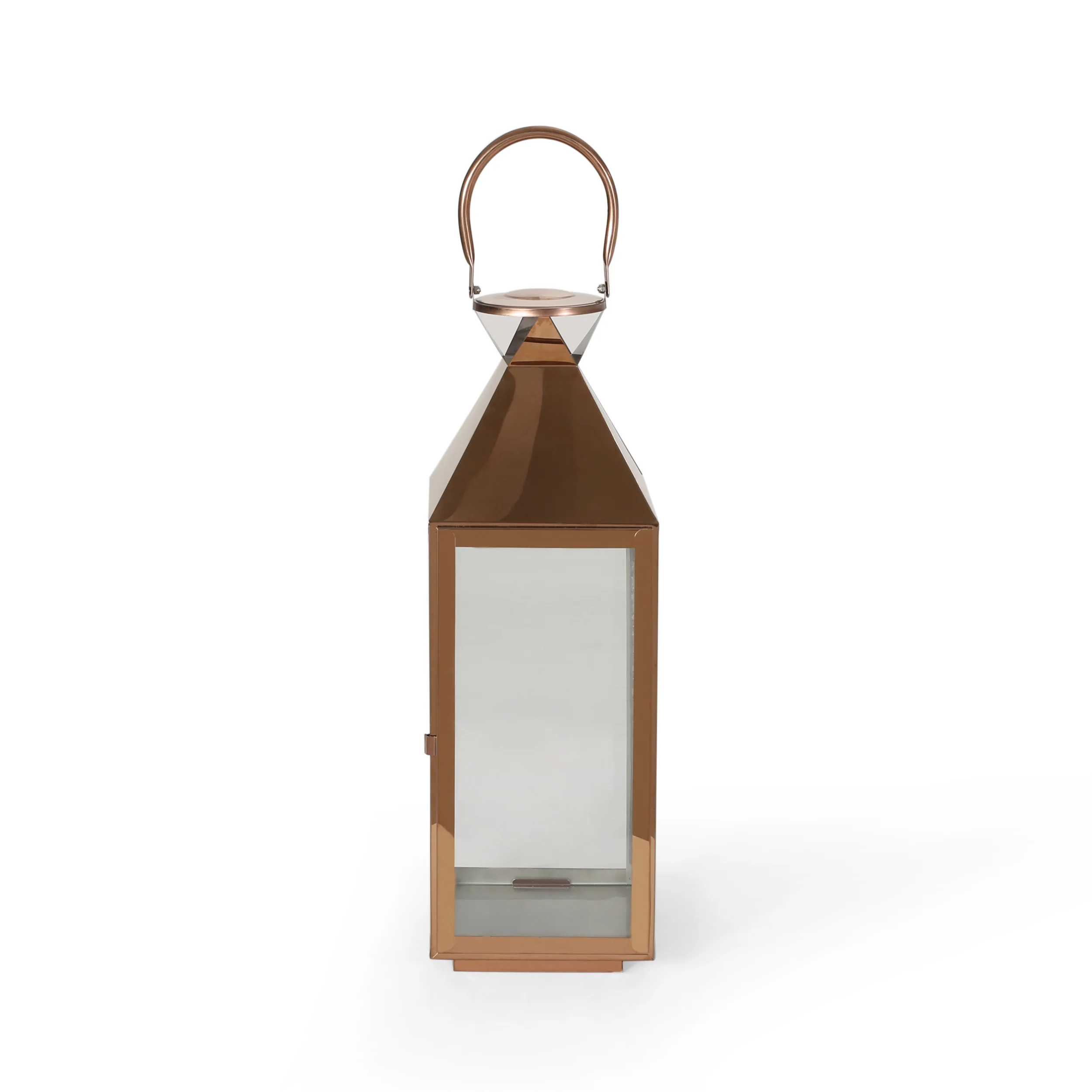 Cassien Modern Stainless Steel Lantern Set - furnishings
