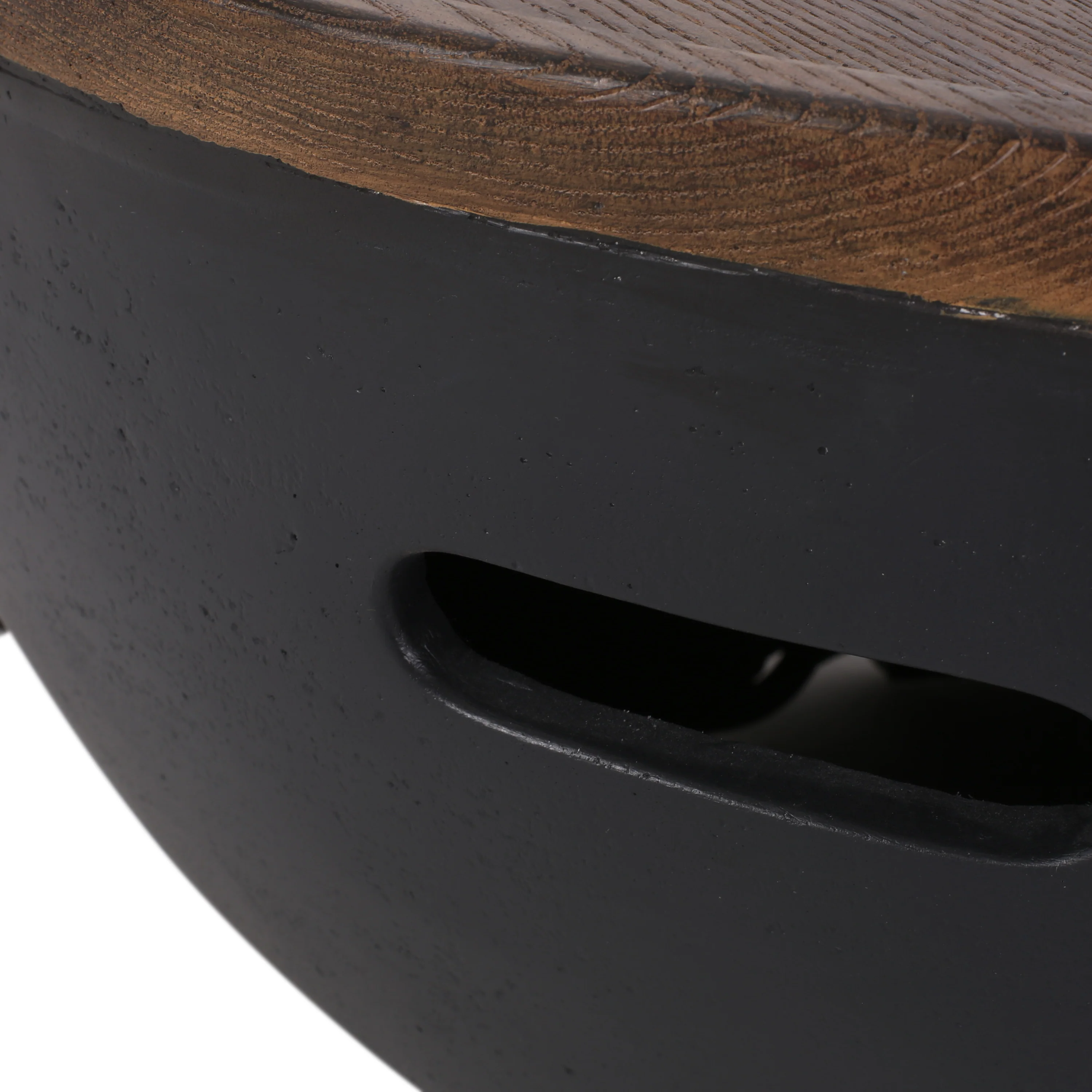 Gaylor Outdoor 40,000 BTU Lightweight Concrete Bowl Fire Pit with Tank Holder, Dark Gray and Natural - furnishings