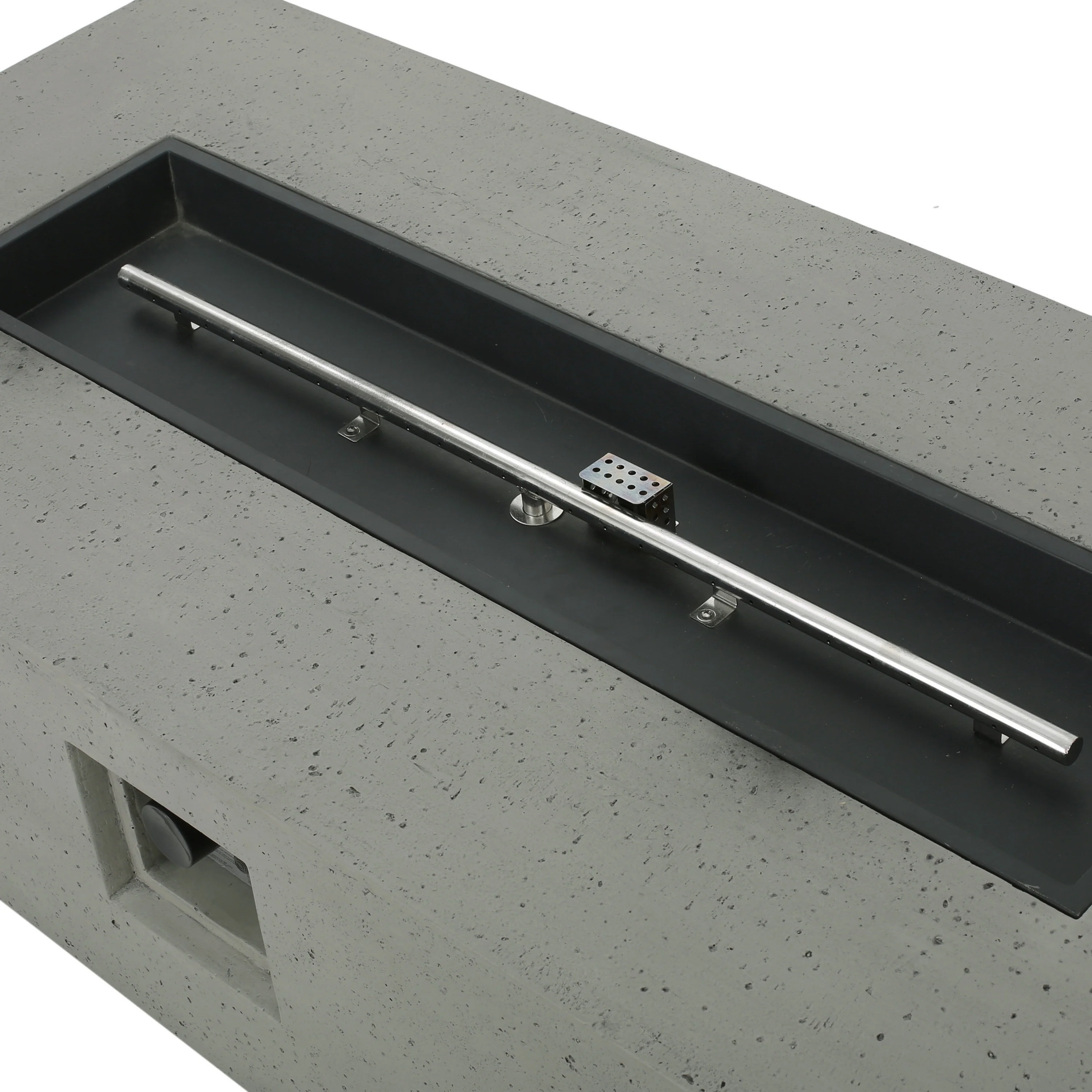 Jaxon Outdoor 50,000 BTU Rectangular Fire Table with Tank Holder - furnishings