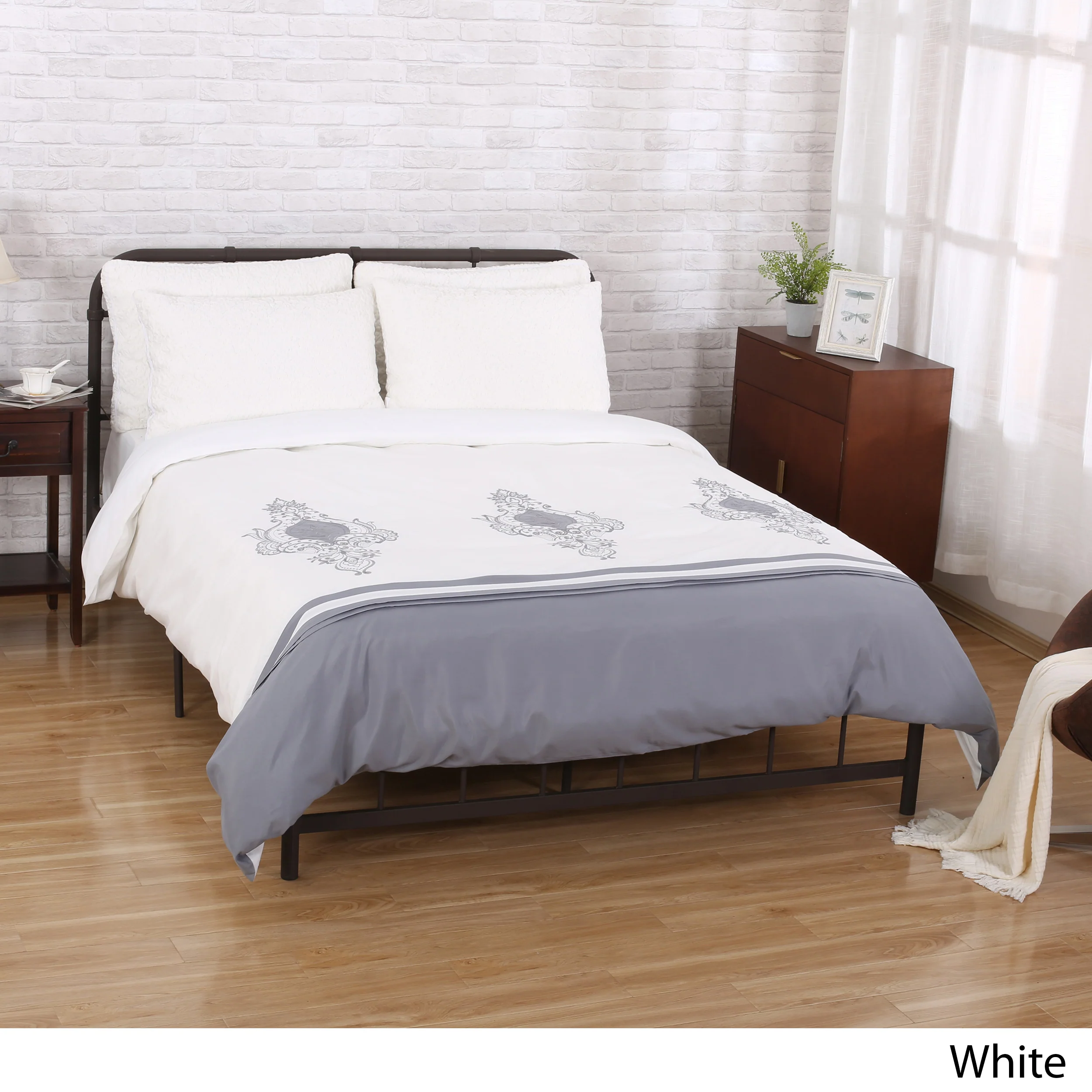 Bodhi Queen Size Fabric Duvet Cover - furnishings