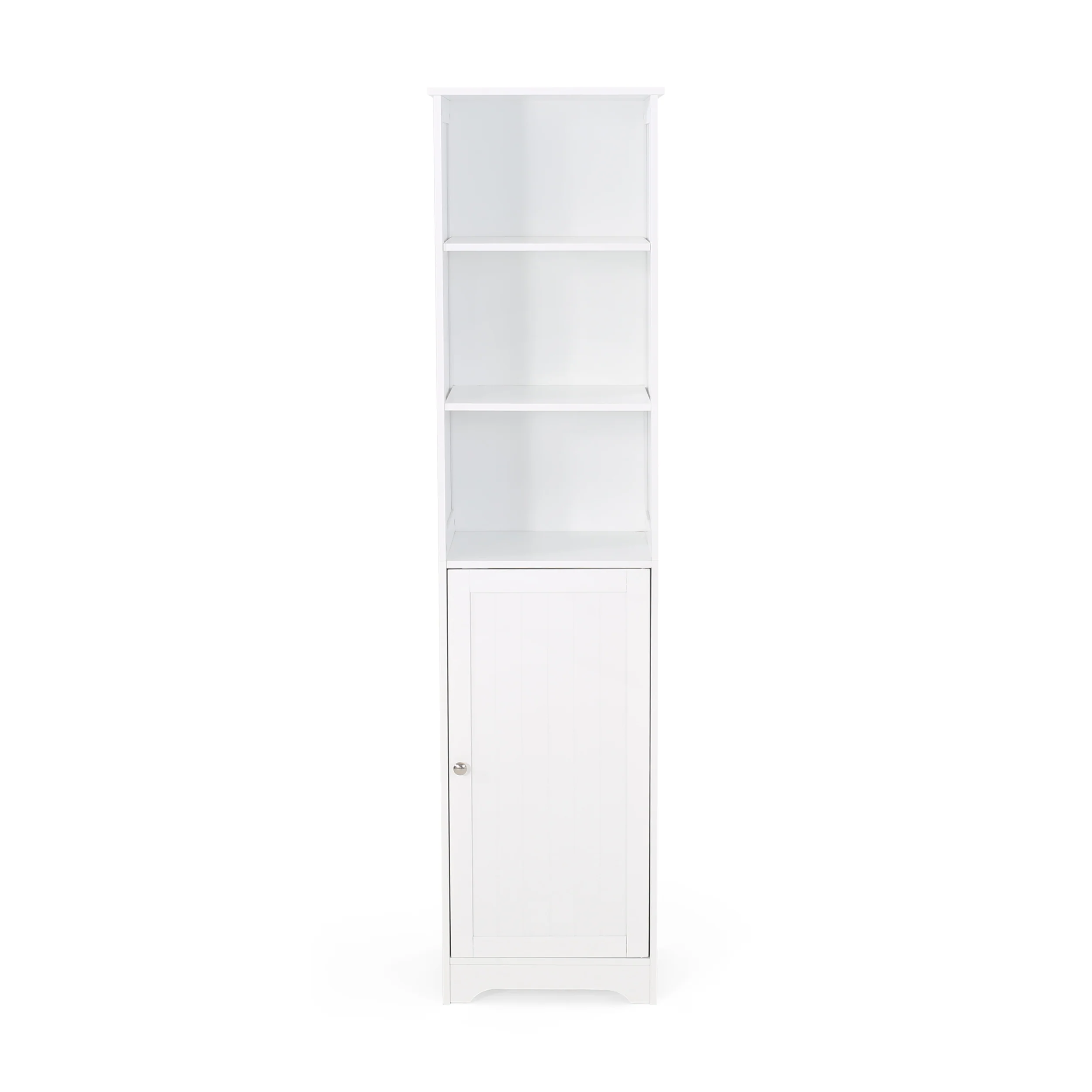 Bakari Contemporary Free Standing Linen Tower Storage Bathroom Cabinet - furnishings
