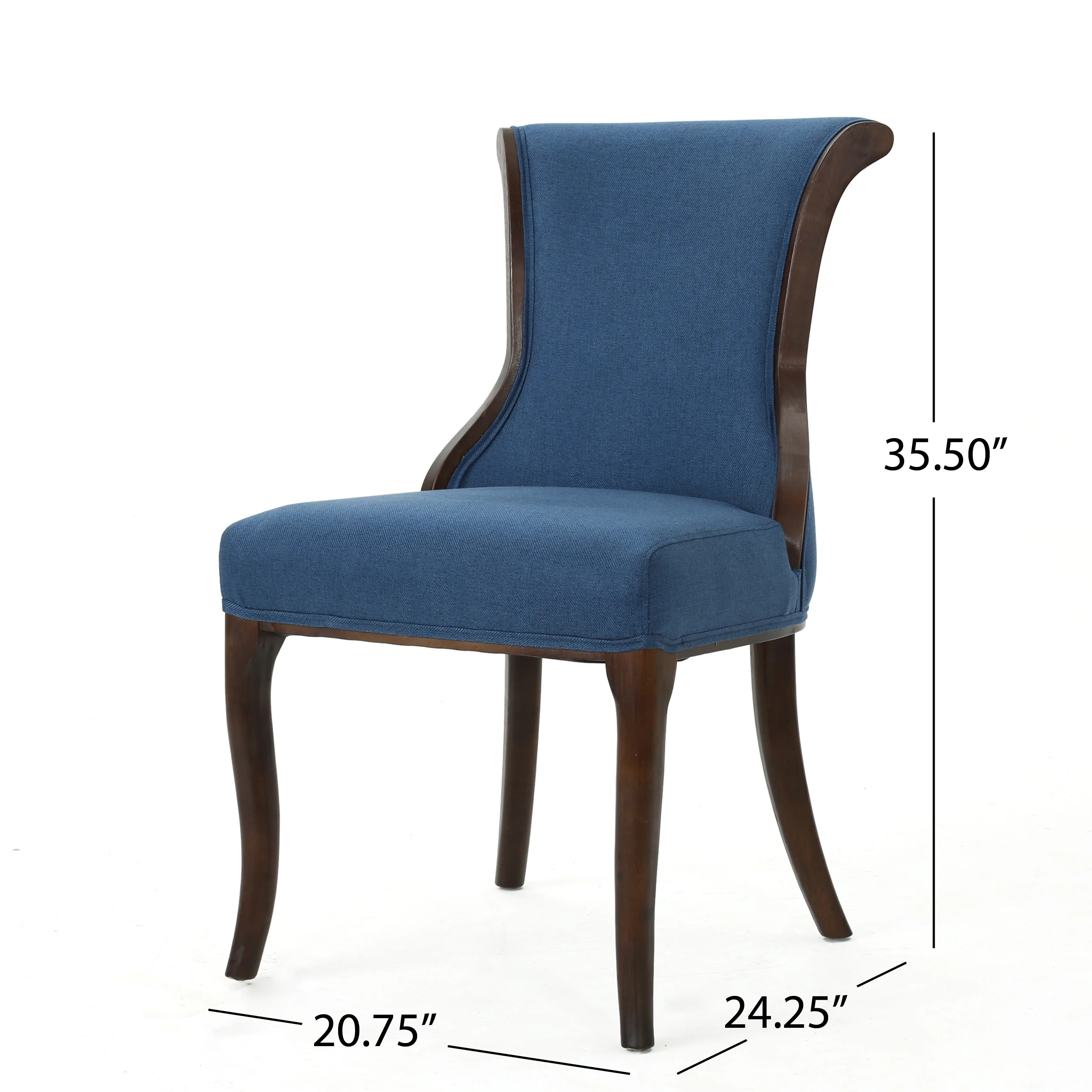 Lexia Classic Microfiber Dining Chair (Set of 2) - furnishings