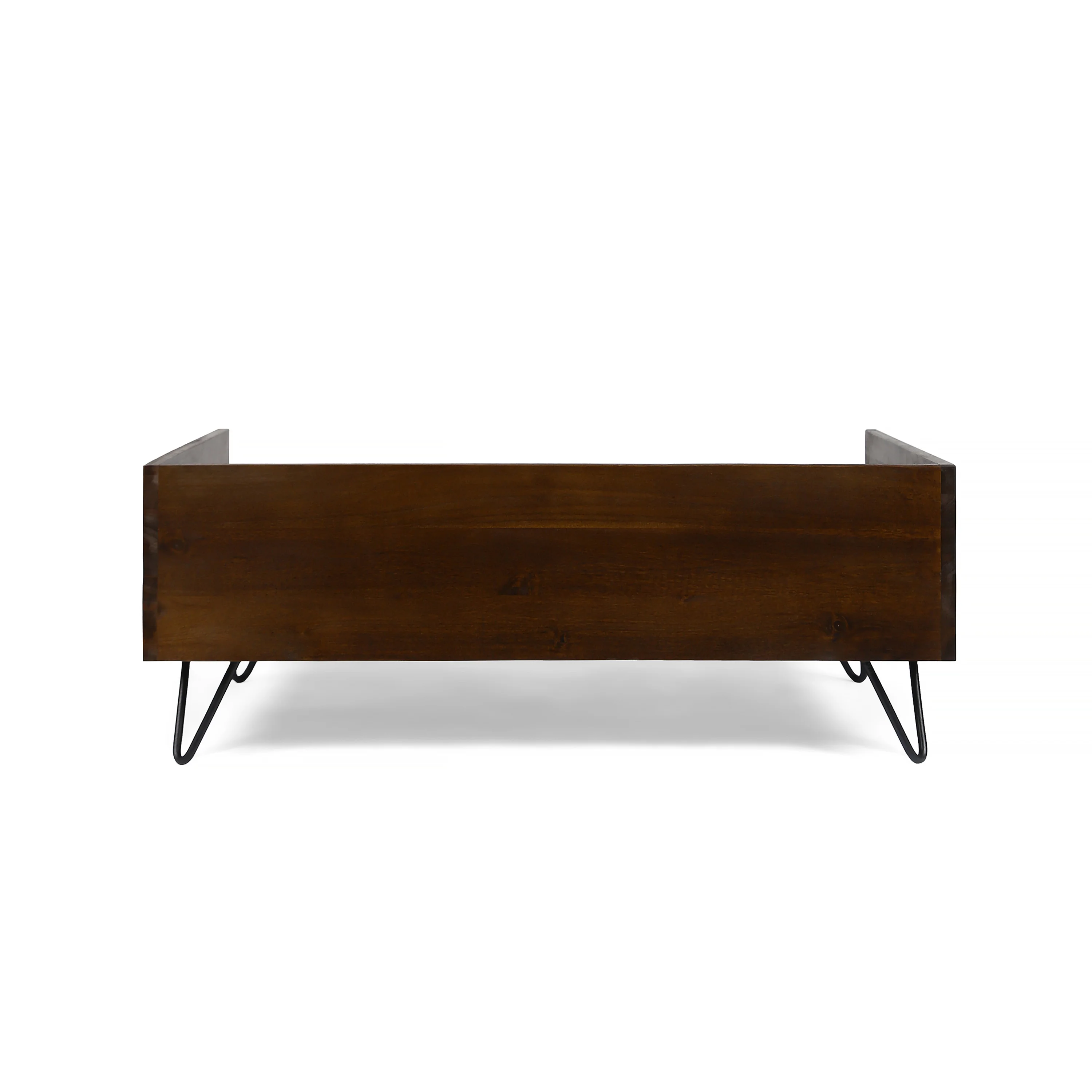 Ophelia Mid-Century Modern Cushioned Wood Frame Dog Bed - furnishings