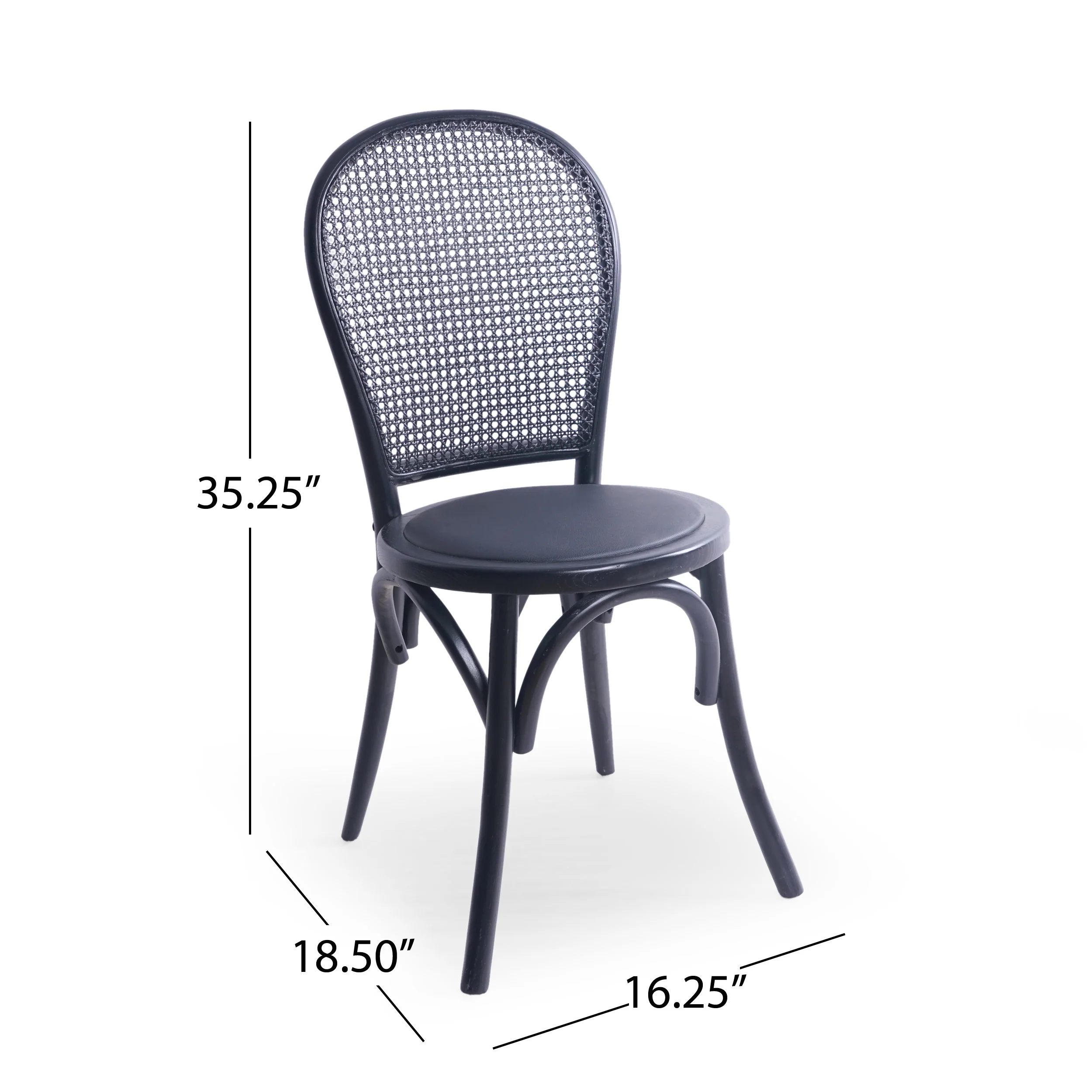 Emerys Wooden Cane Back Dining Chair (Set of 2) - furnishings