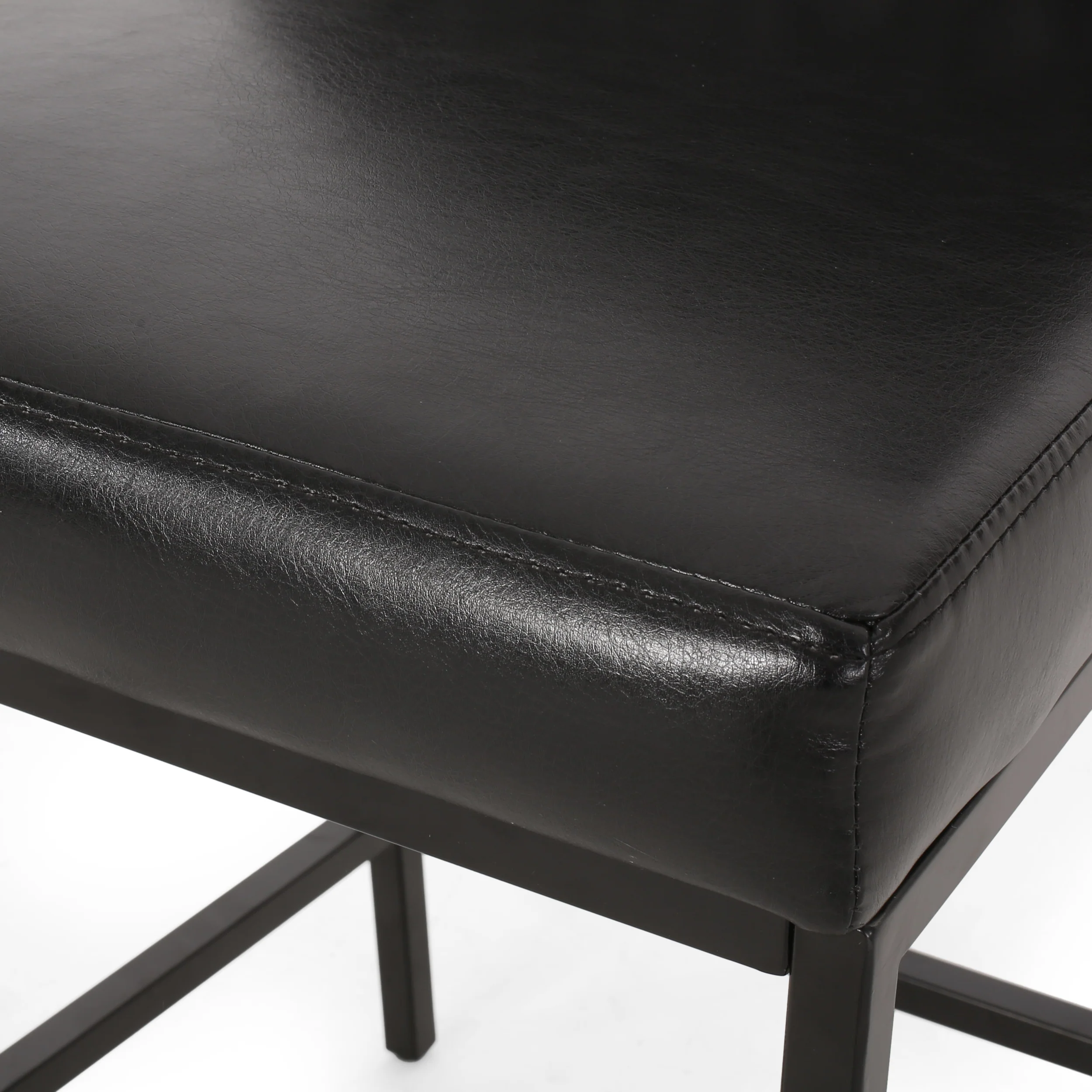 Lansing Contemporary Diamond Stitch Counter Stools, Set of 2 - furnishings