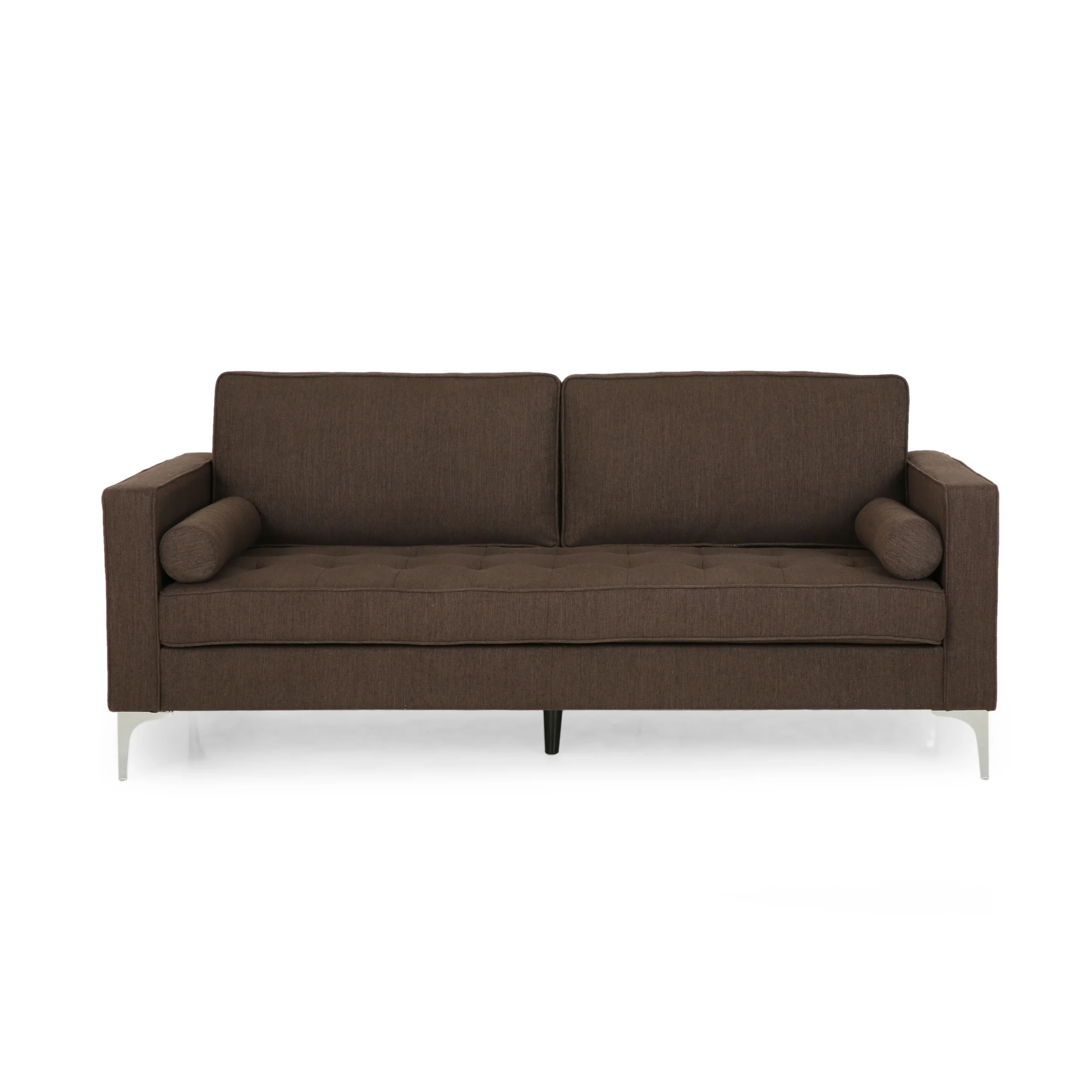 Divith Contemporary Tufted Fabric 3 Seater Sofa - furnishings