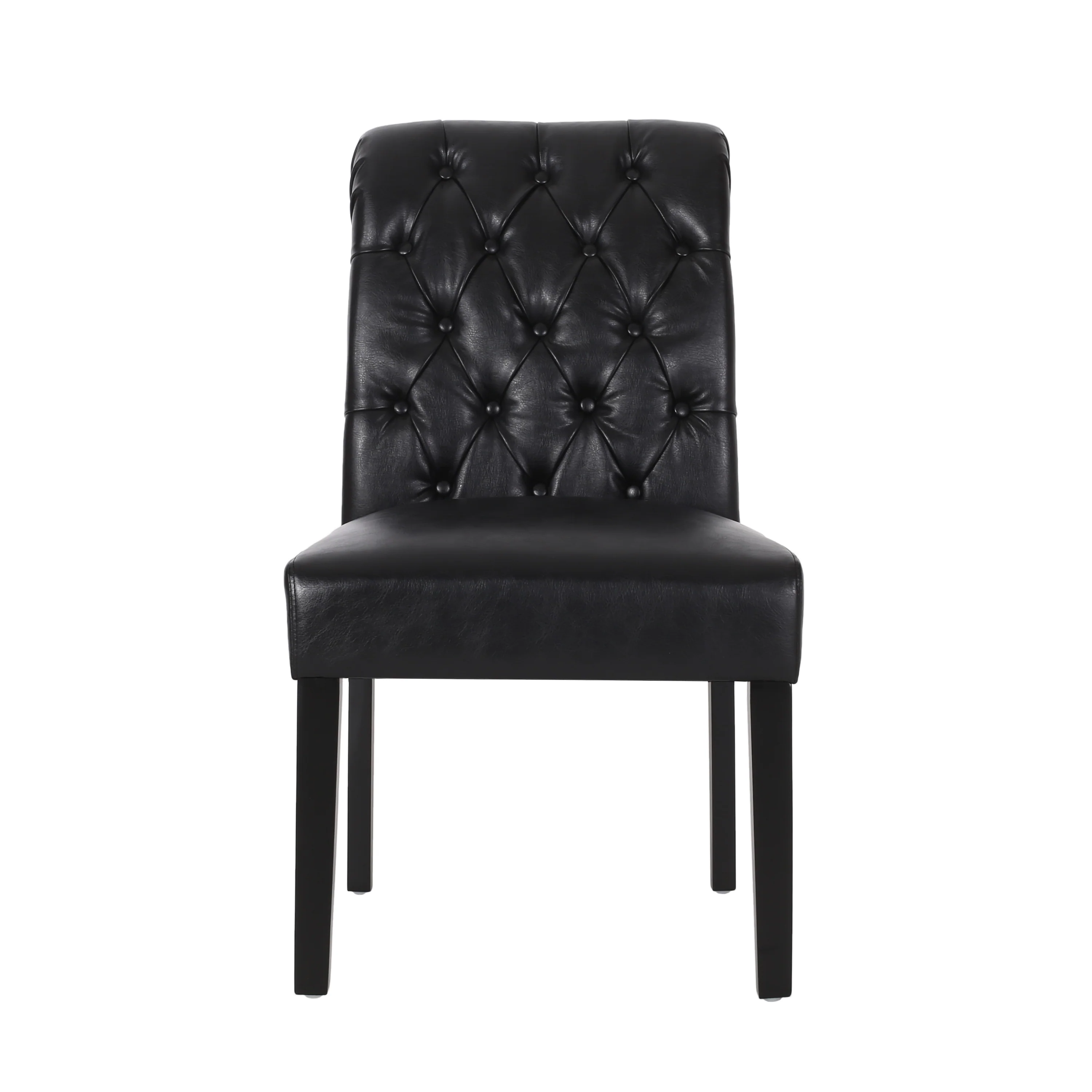 Emerson Contemporary Tufted Rolltop Dining Chairs, Set of 6 - furnishings