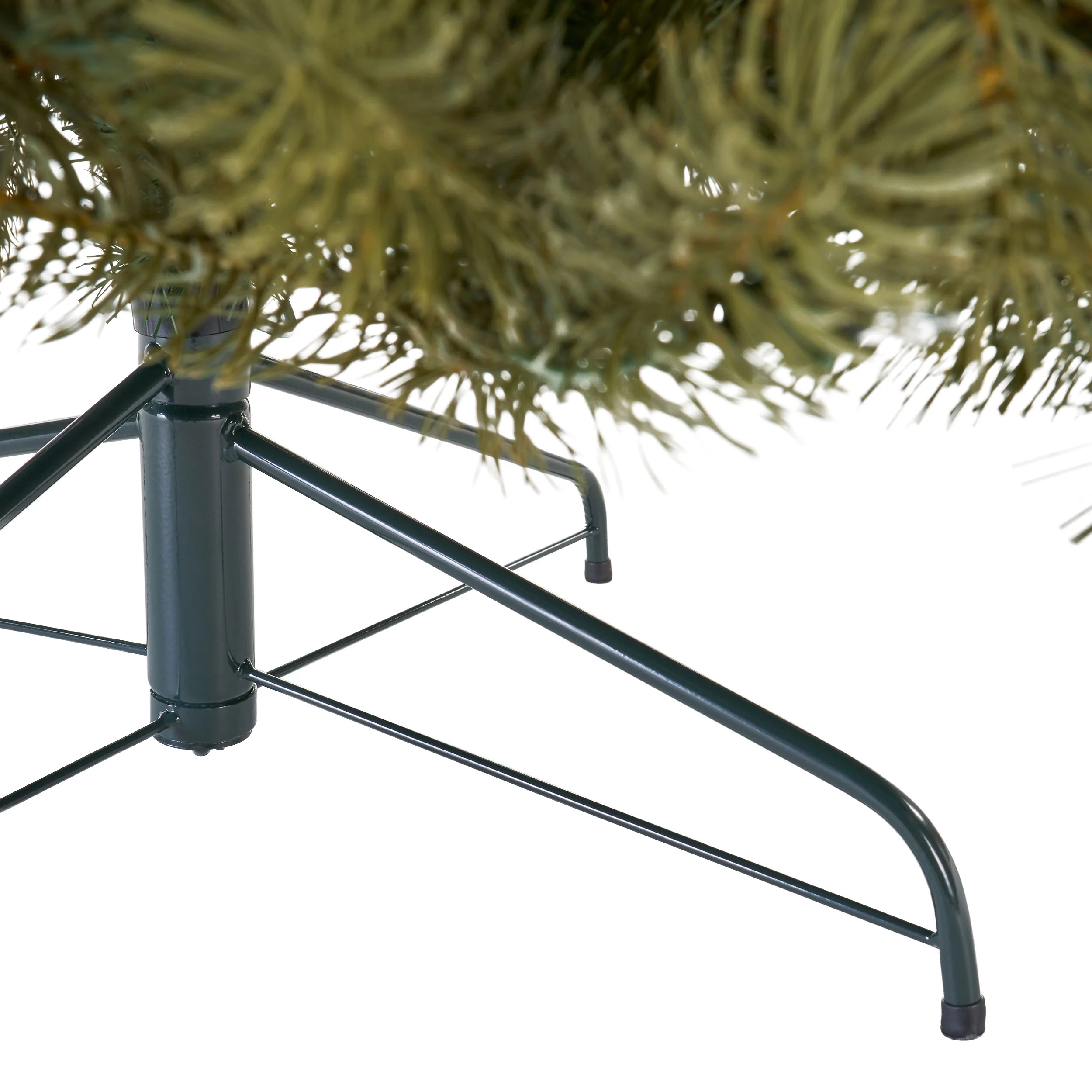 9-foot Mixed Spruce Hinged Artificial Christmas Tree - furnishings