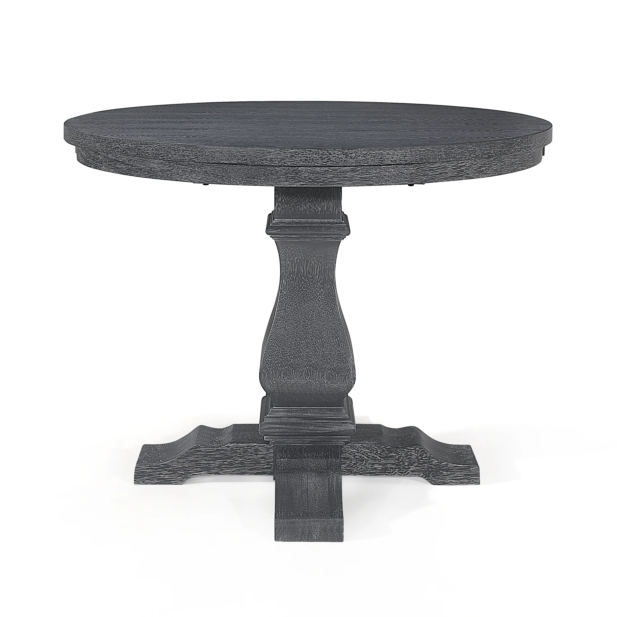 Carrick Rustic Wood Expandable Oval Dining Table - furnishings
