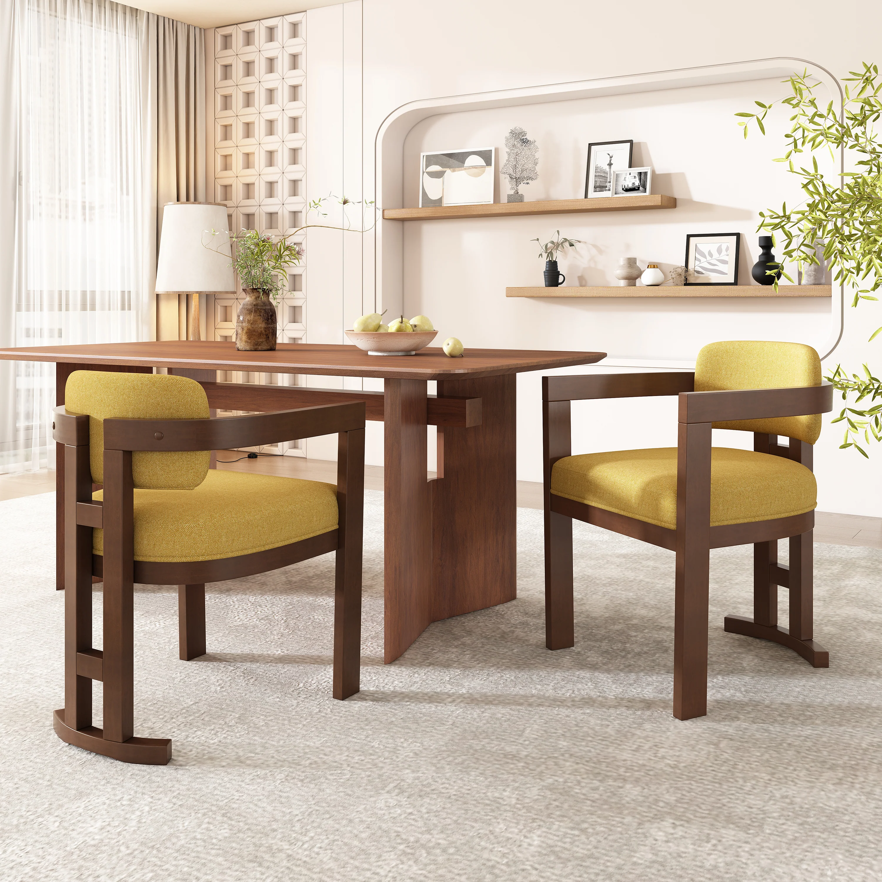 Elowen Luxury Modern Upholstered Dining Chairs - furnishings