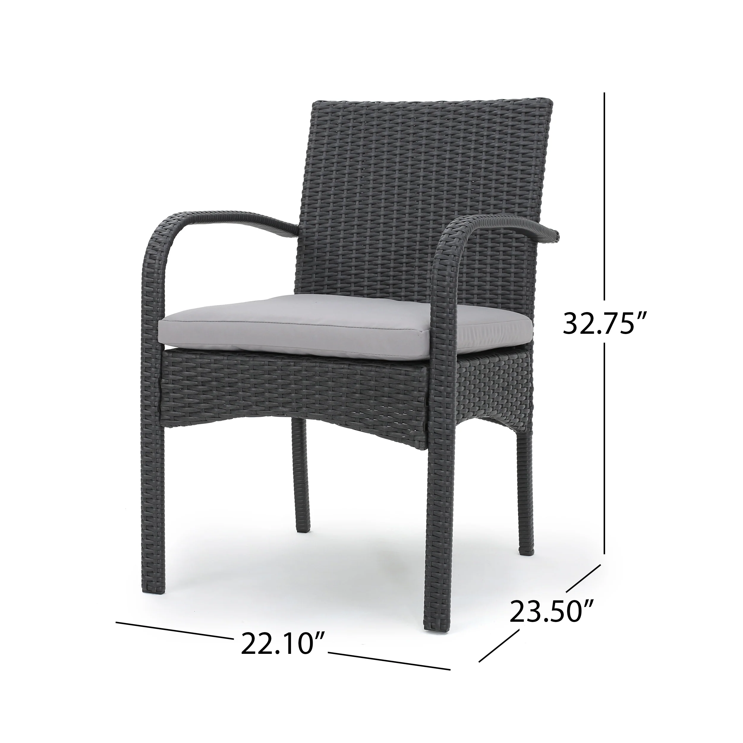 Stonecrest Outdoor 6-Seater Wood and Wicker Chair and Bench Dining Set - furnishings