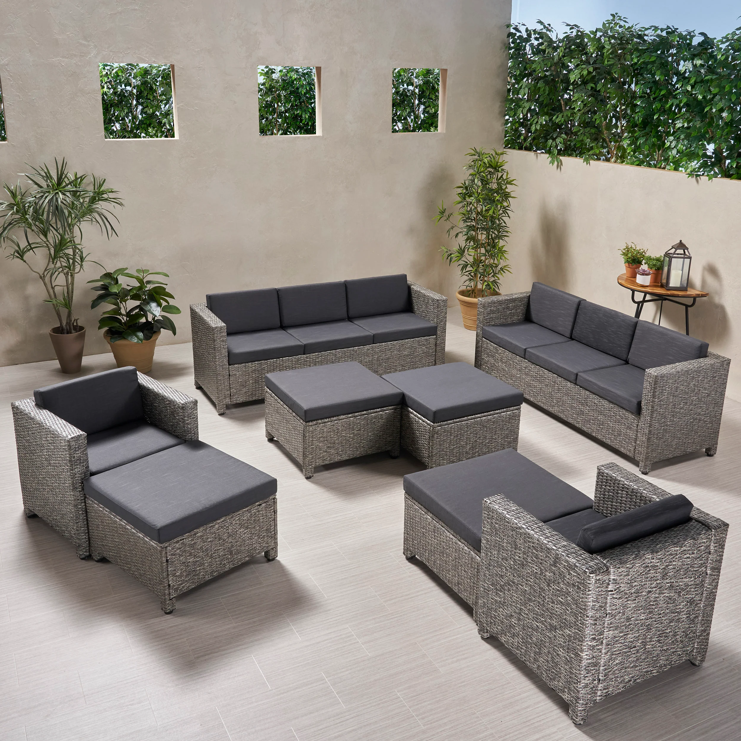 Venice 8-10-Seater Outdoor Sofa Set - furnishings