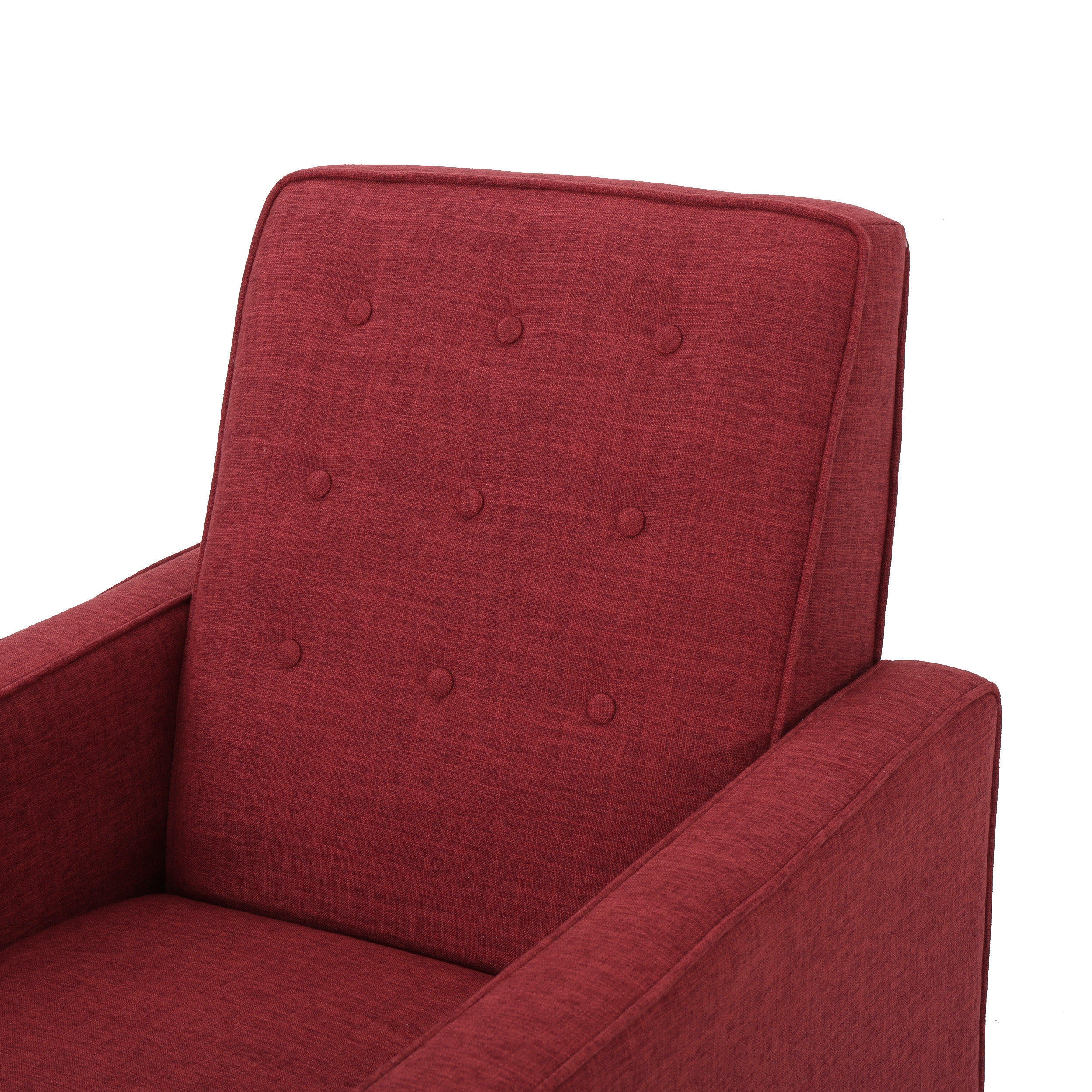 Mason Mid-Century Modern Tufted Back Fabric Recliner (set of 2) - furnishings