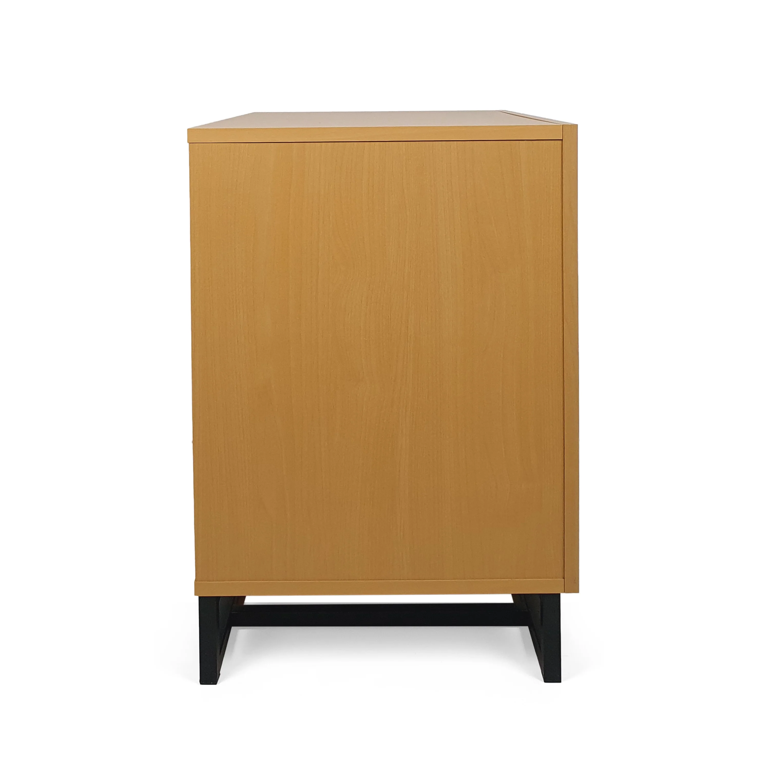 Borah Contemporary Faux Wood 2 Piece 4 Drawer Dresser and Nightstand Bedroom Set - furnishings