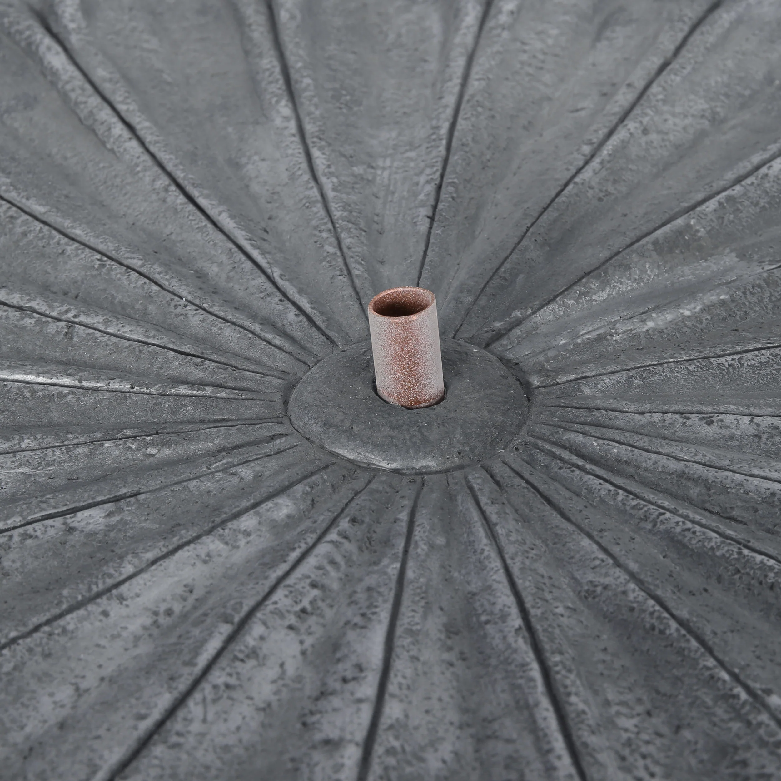 Fredell Outdoor Flower Bowl Fountain, Light Gray - furnishings
