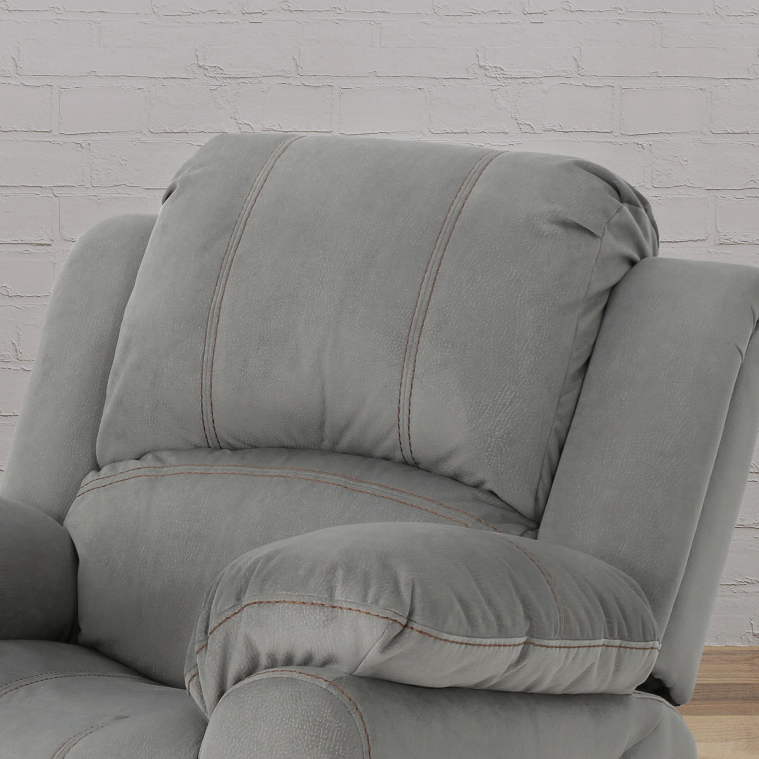 Edwin Bubba Microfiber Gliding Recliner - furnishings