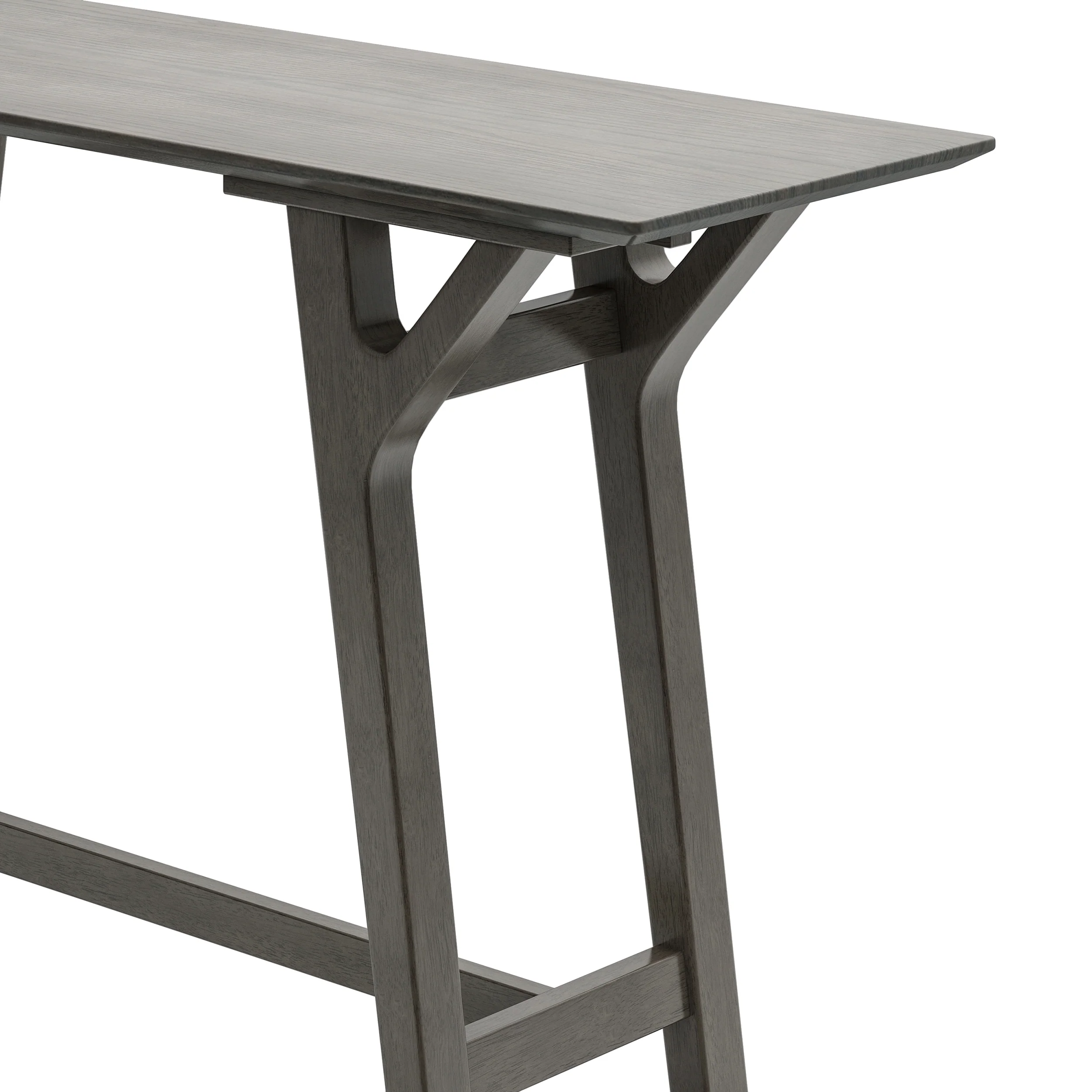 Bascom Mid Century Modern Wooden Console Table - furnishings