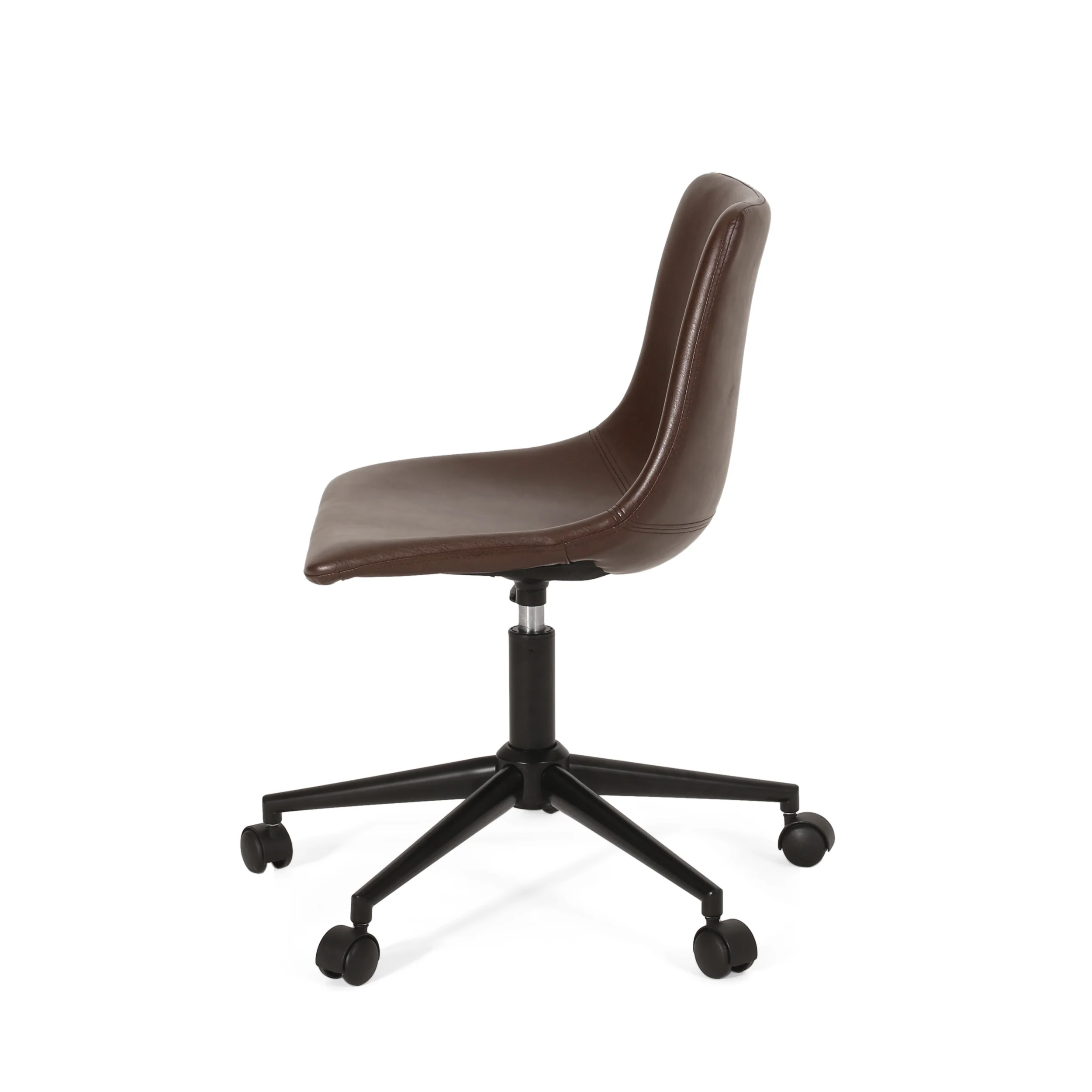 Enger Contemporary Upholstered Swivel Office Chair with Rolling Casters - furnishings