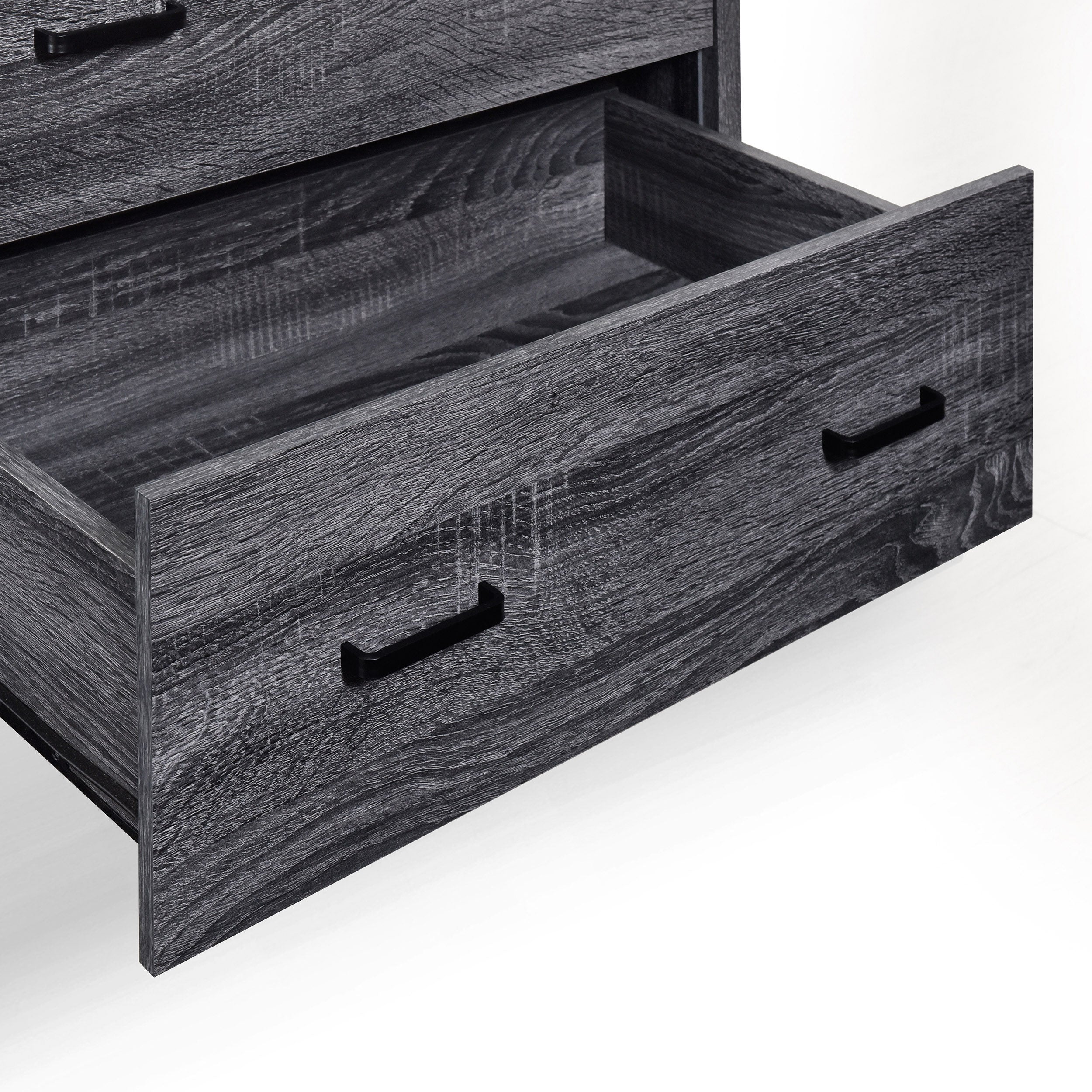 Titeca Contemporary 6 Drawer Vanity Dresser with Rectangular Mirror - furnishings