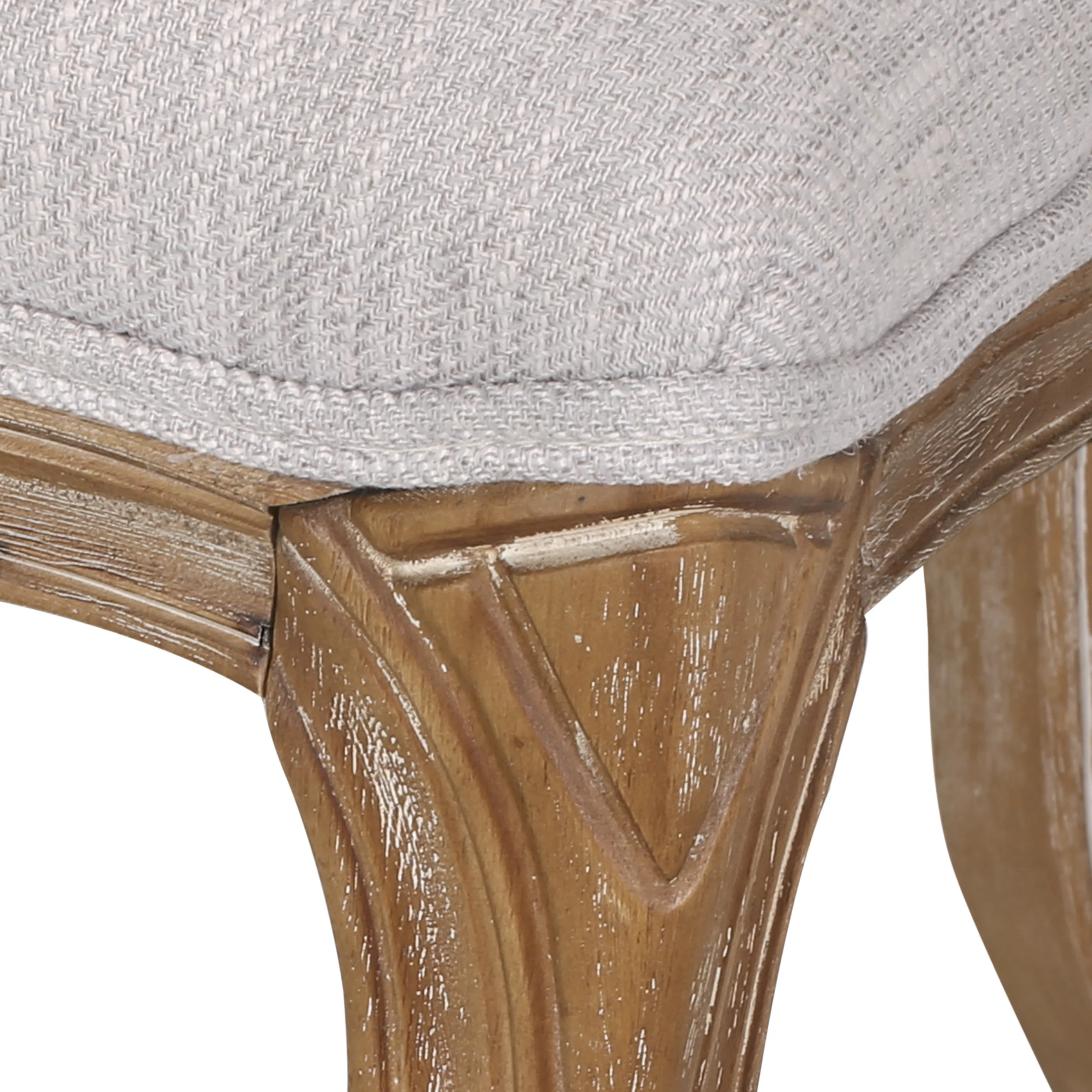 Fairgreens Traditional Upholstered Dining Chairs, Set of 2 - furnishings