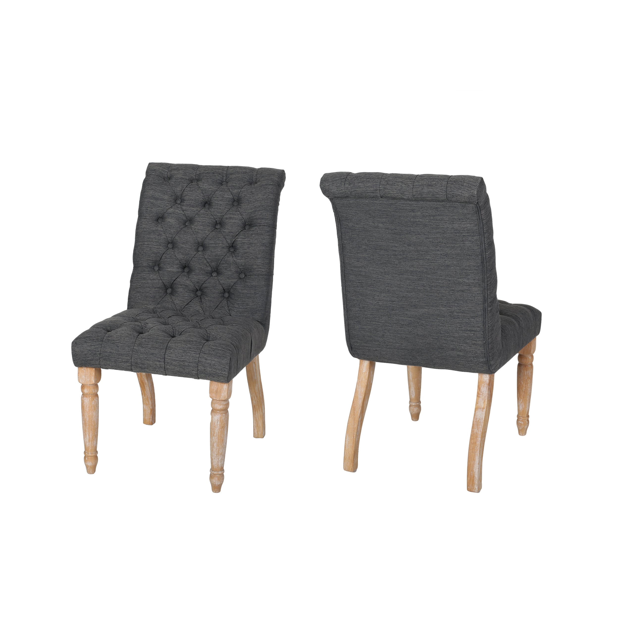 Terrance Tufted Fabric Dining Chair (Set of 2) - furnishings