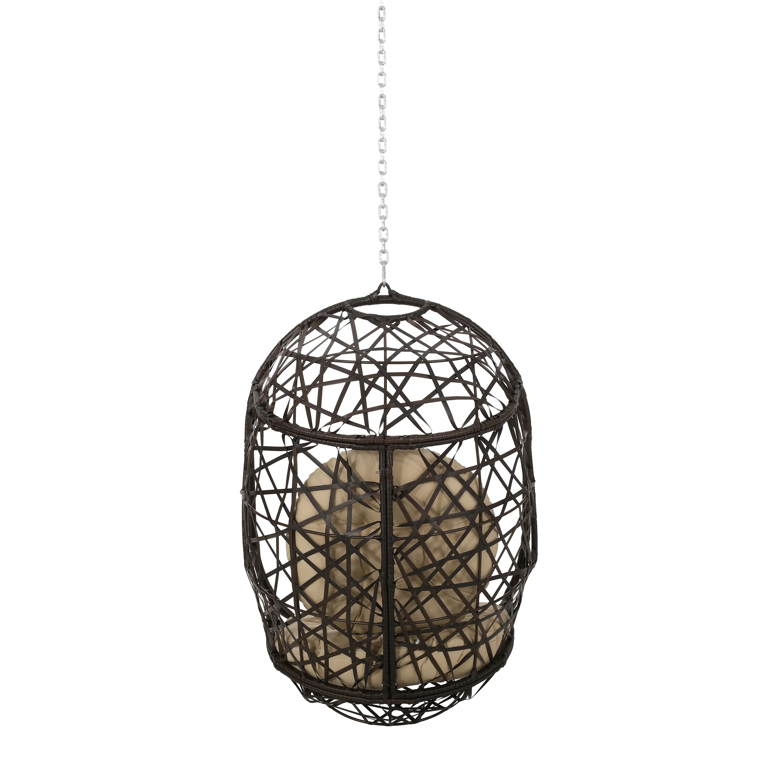 Lannah Indoor/Outdoor Wicker Basket Hanging Chair (NO STAND) - furnishings