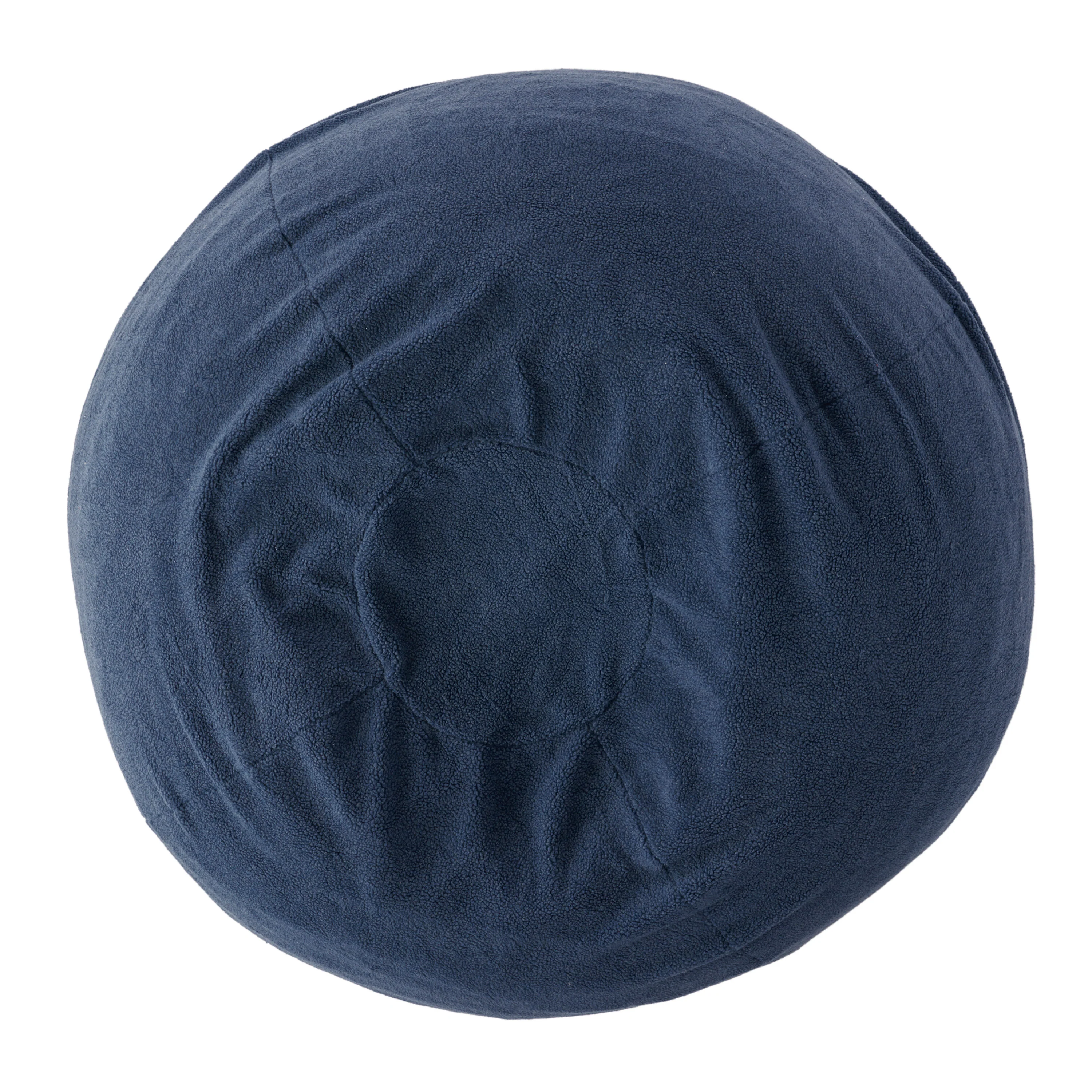 Achille Modern Shearling 5 Foot Bean Bag - furnishings
