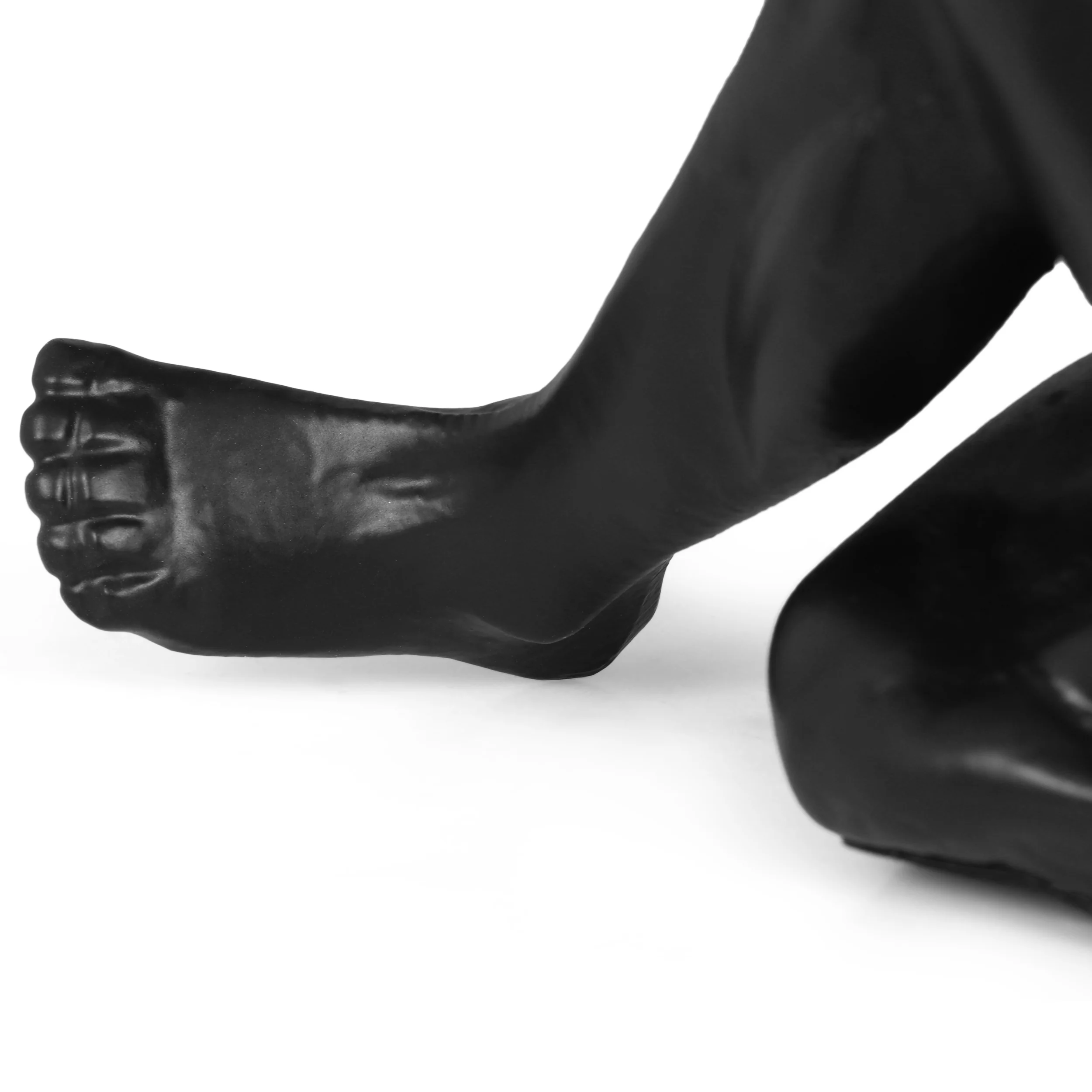 Rawson Handcrafted Aluminum Athlete Sculpture, Black - furnishings