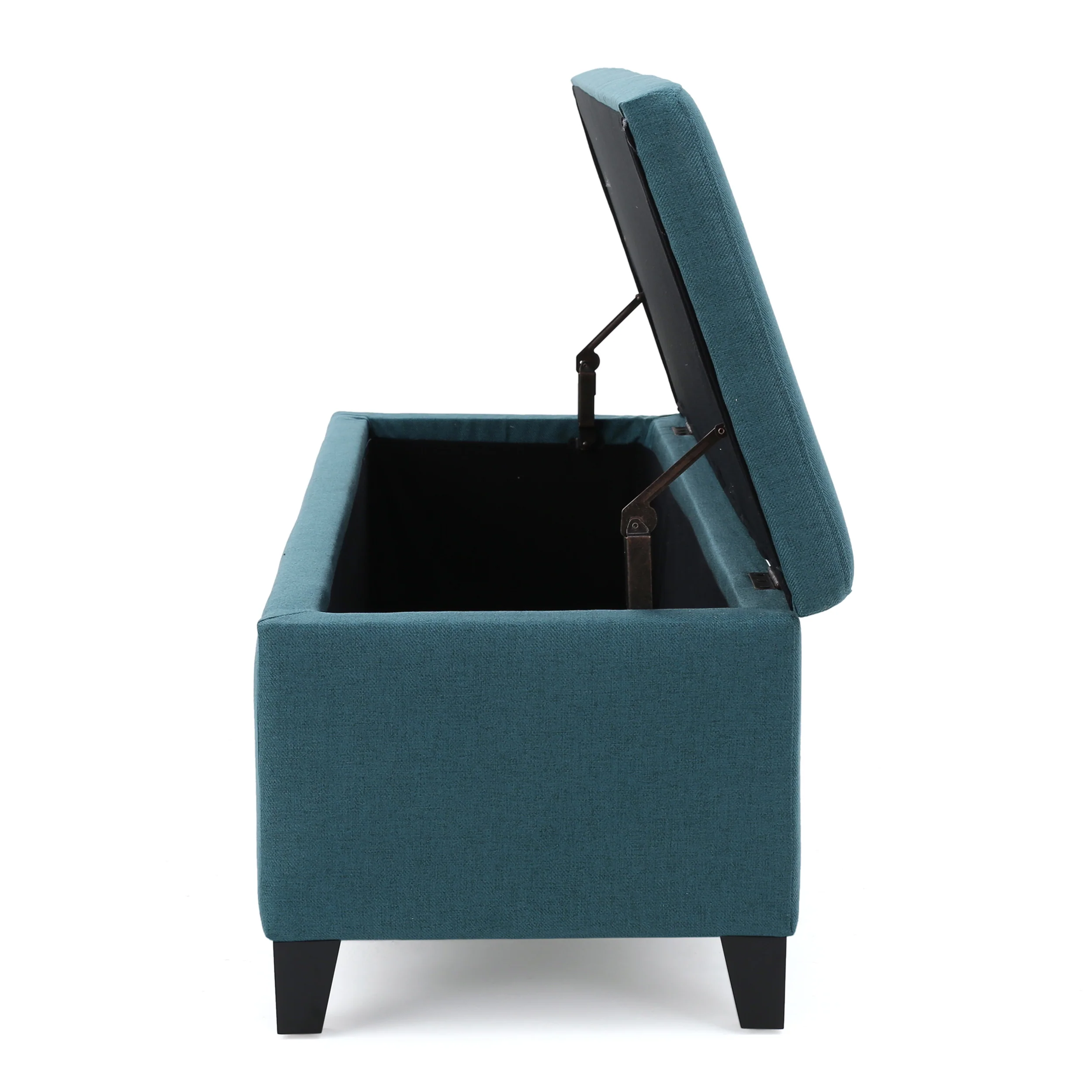 Clor Fabric Rectangle Storage Ottoman Bench - furnishings